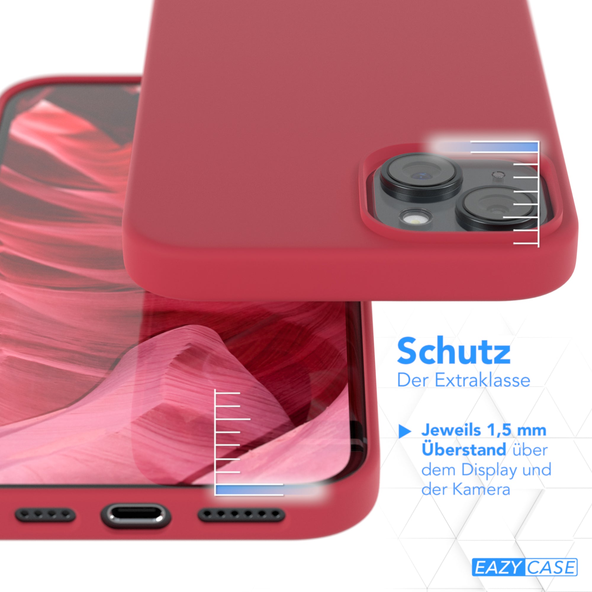 iPhone 15 Plus Silikonhülle mit MagSafe