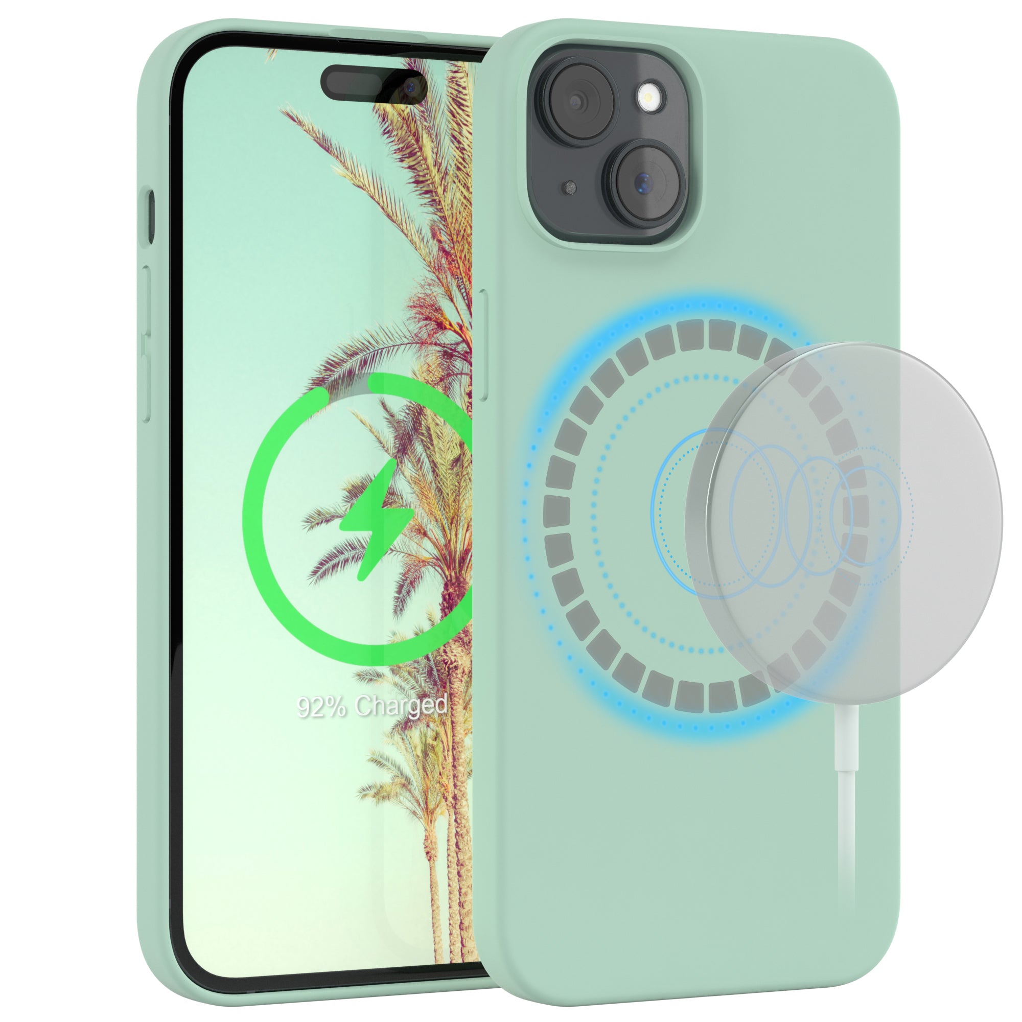 iPhone 15 Plus Silikonhülle mit MagSafe