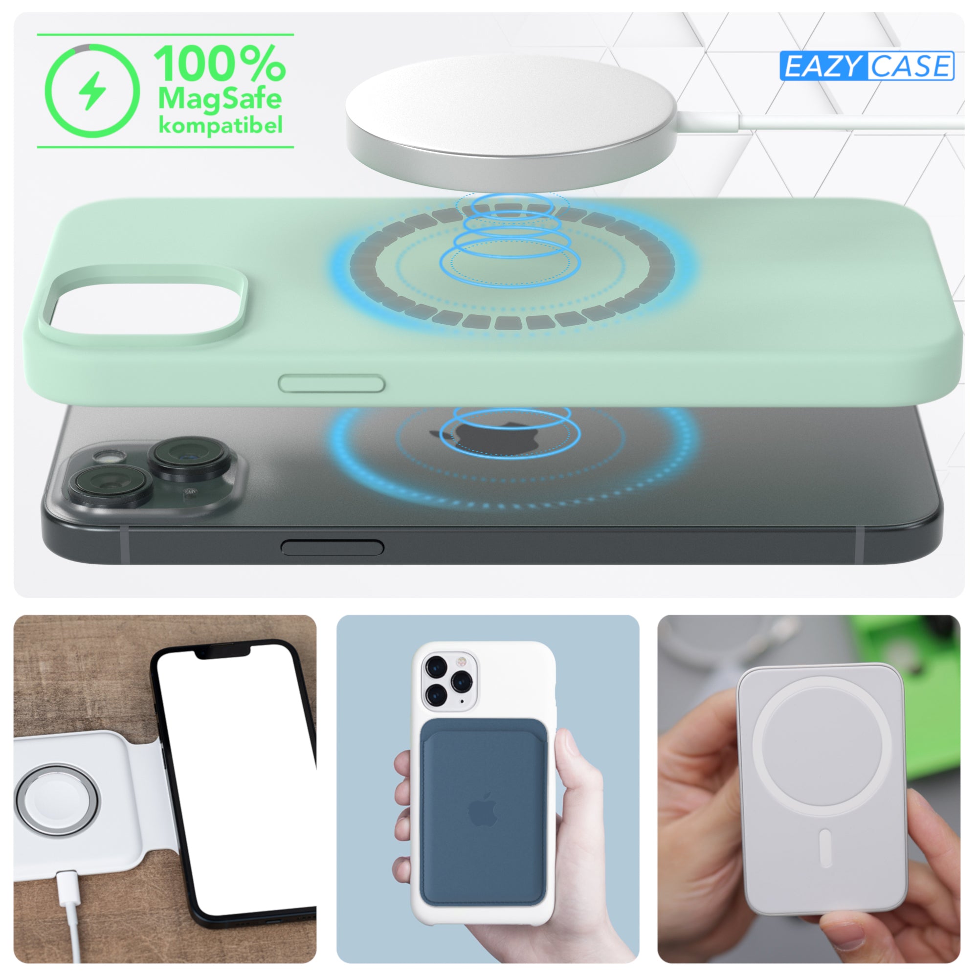 iPhone 15 Plus Silikonhülle mit MagSafe