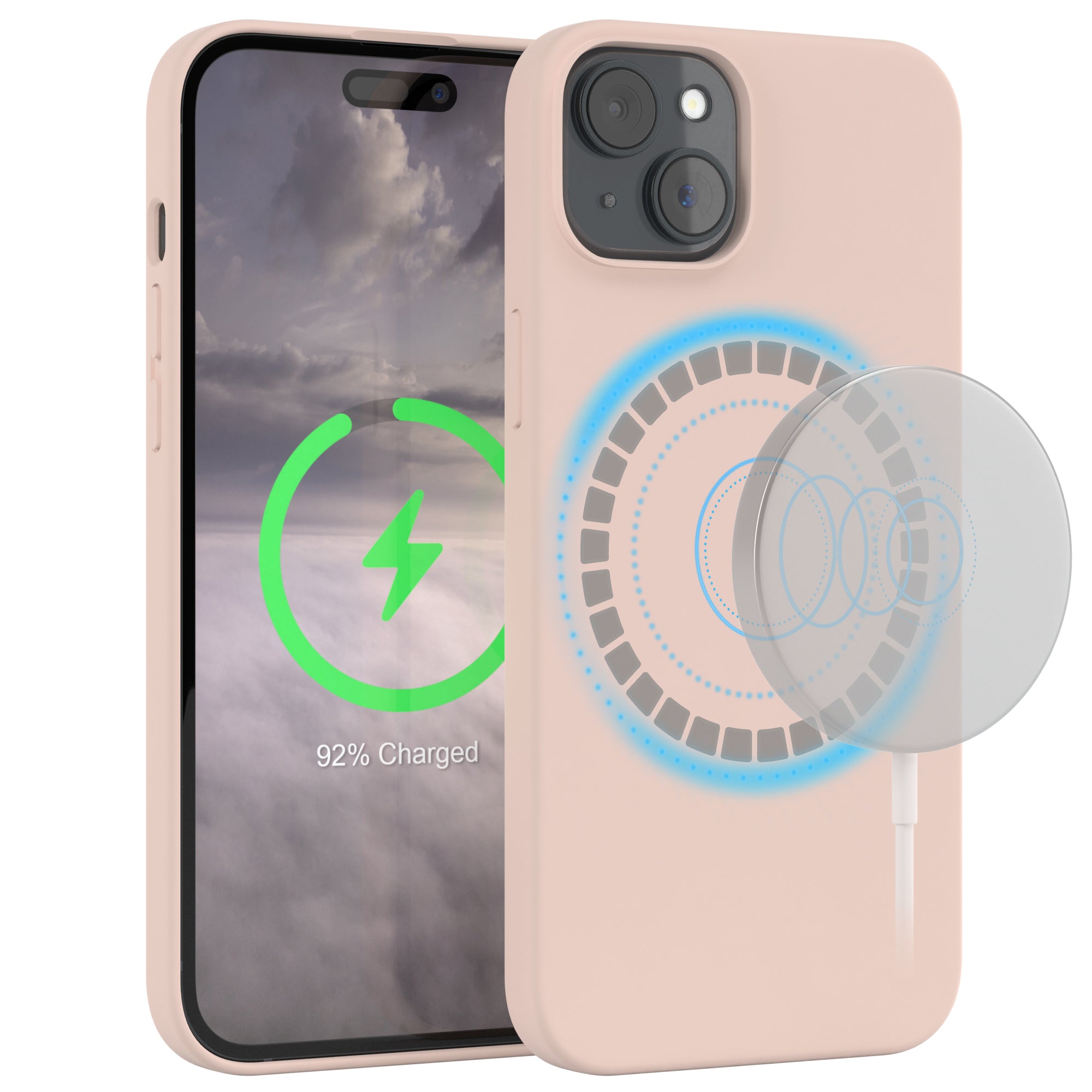iPhone 15 Plus Silikonhülle mit MagSafe