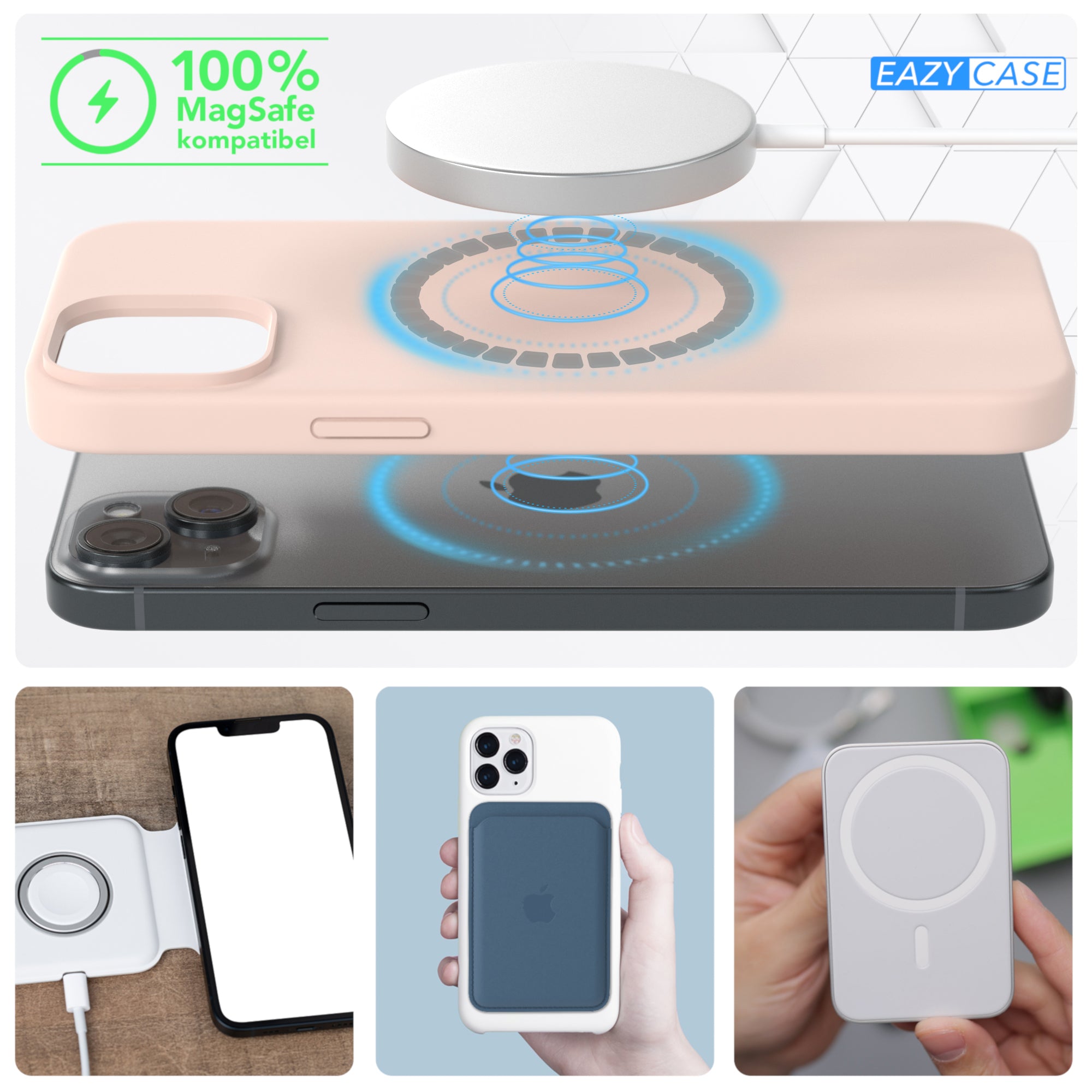 iPhone 15 Plus Silikonhülle mit MagSafe