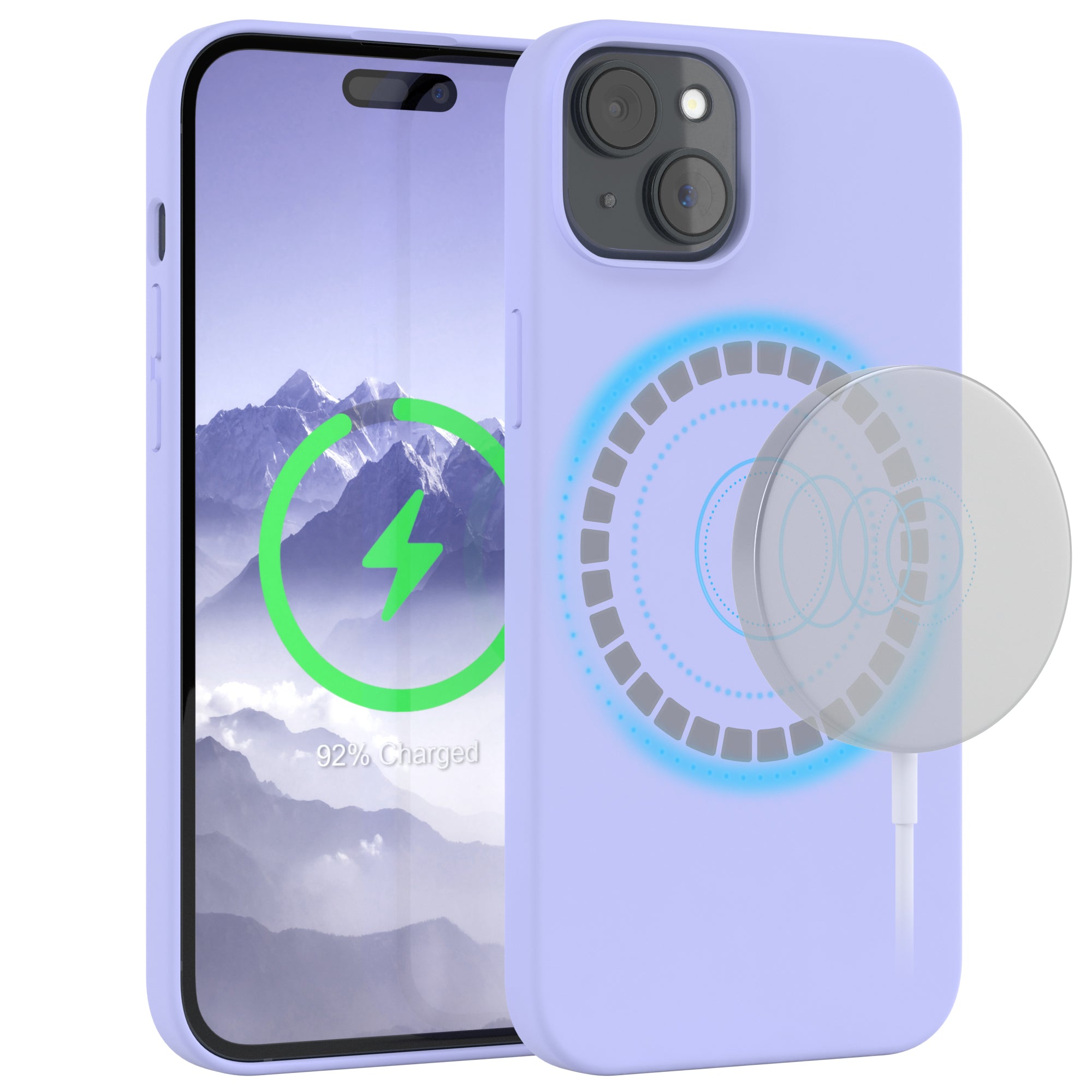iPhone 15 Plus Silikonhülle mit MagSafe