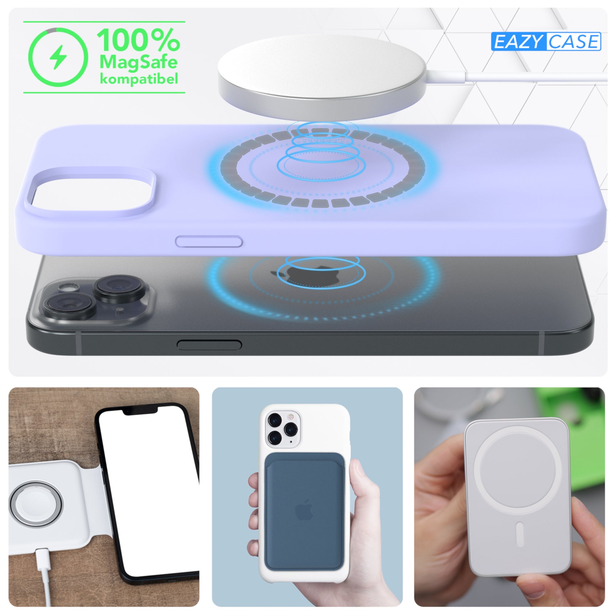 iPhone 15 Plus Silikonhülle mit MagSafe