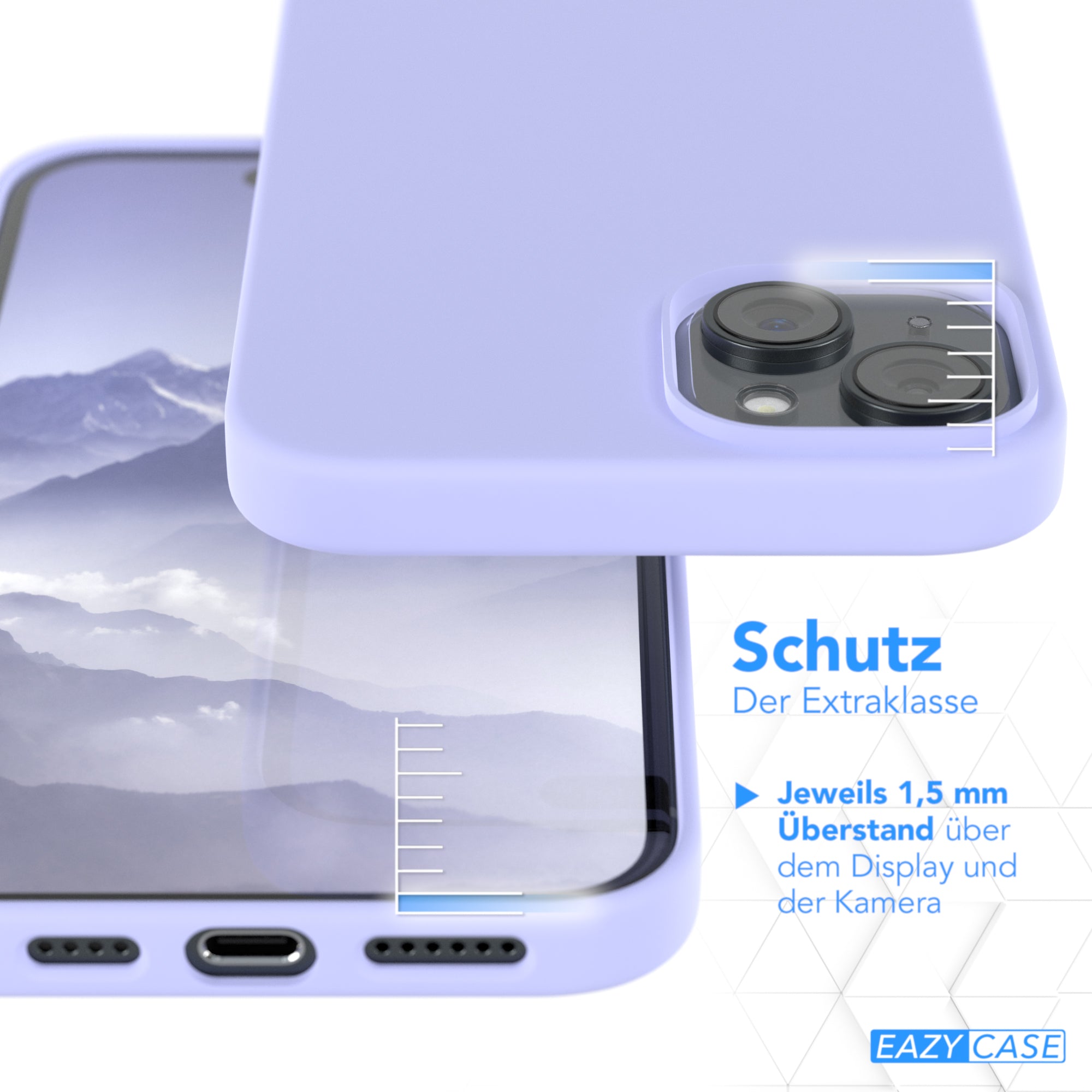 iPhone 15 Plus Silikonhülle mit MagSafe