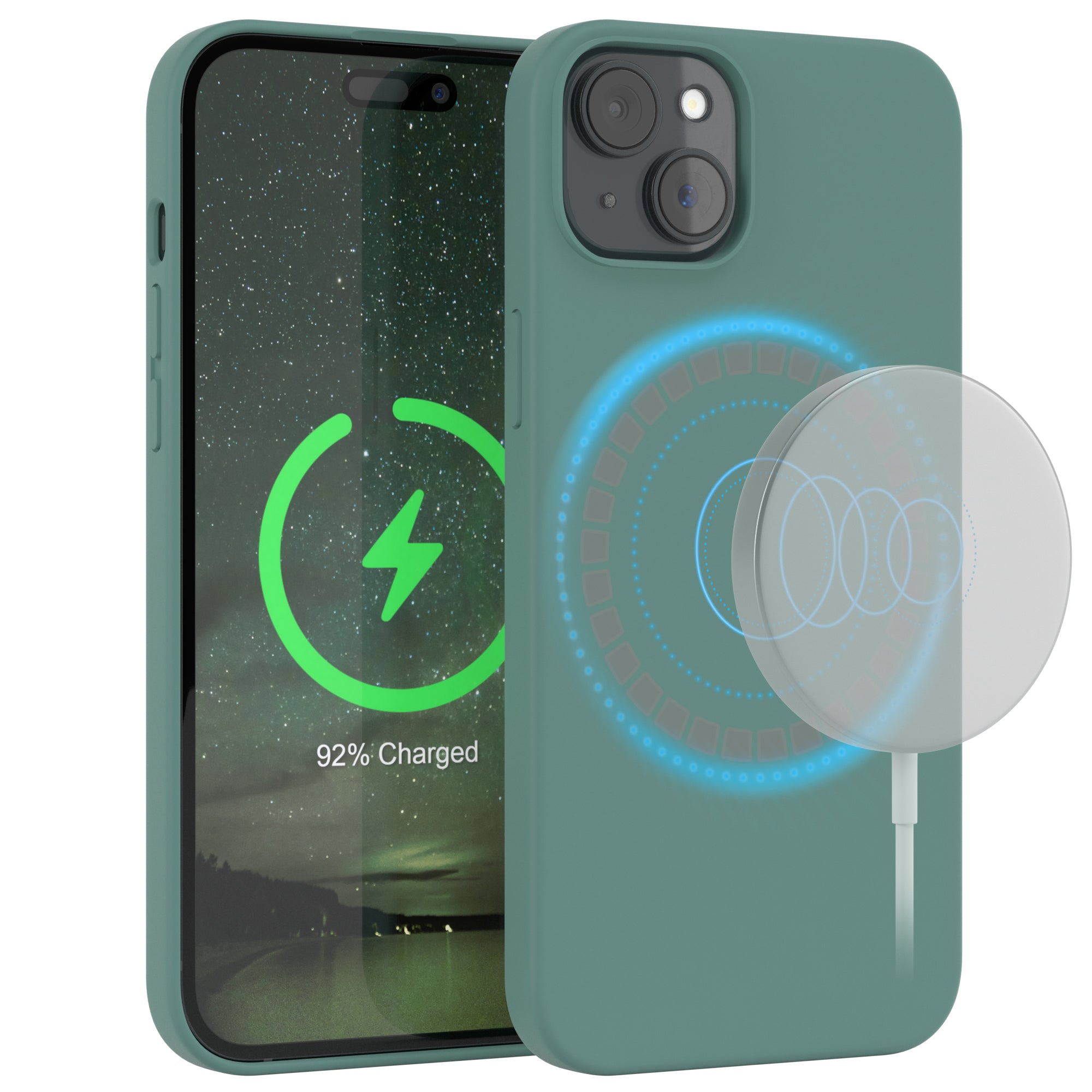 iPhone 15 Plus Silikonhülle mit MagSafe