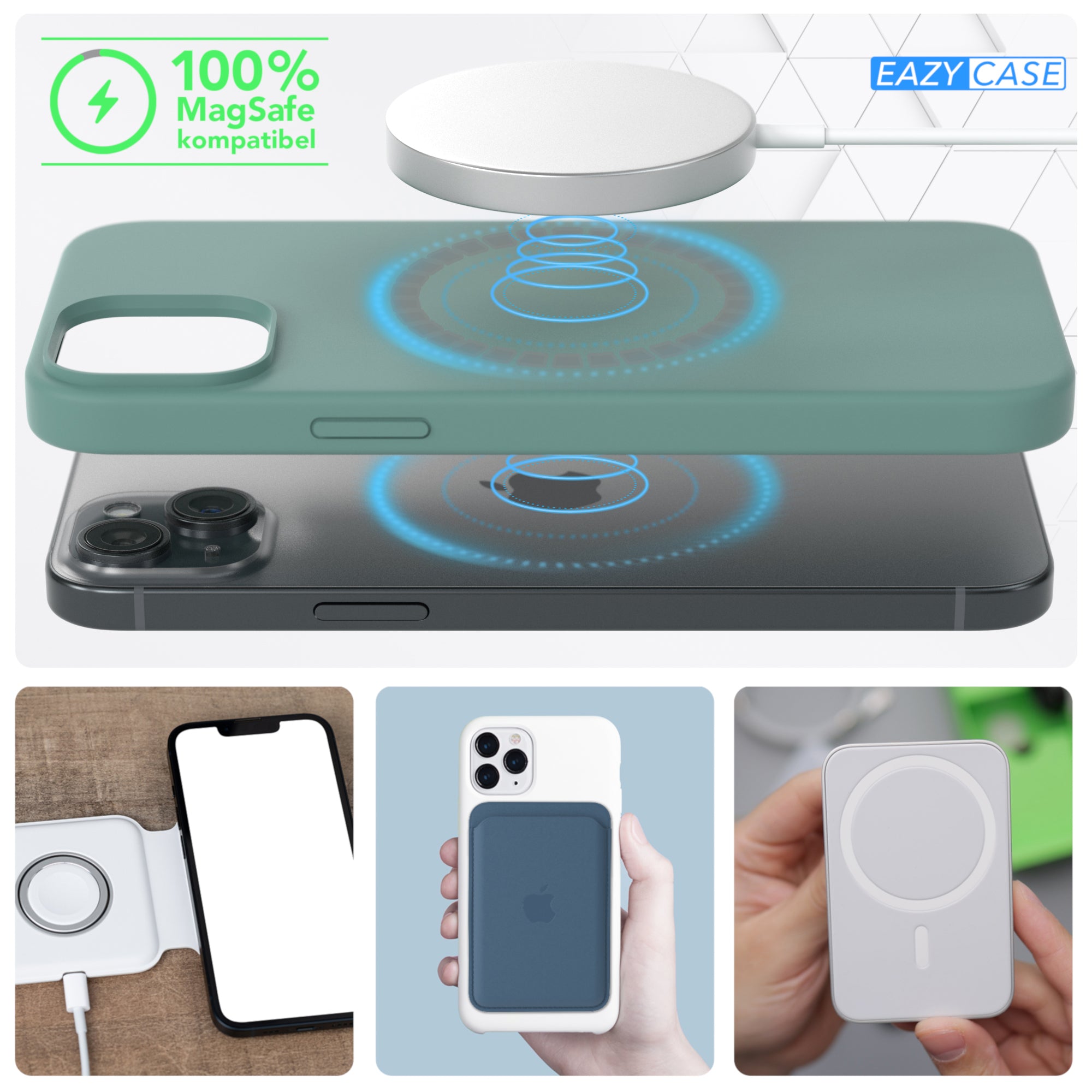 iPhone 15 Plus Silikonhülle mit MagSafe