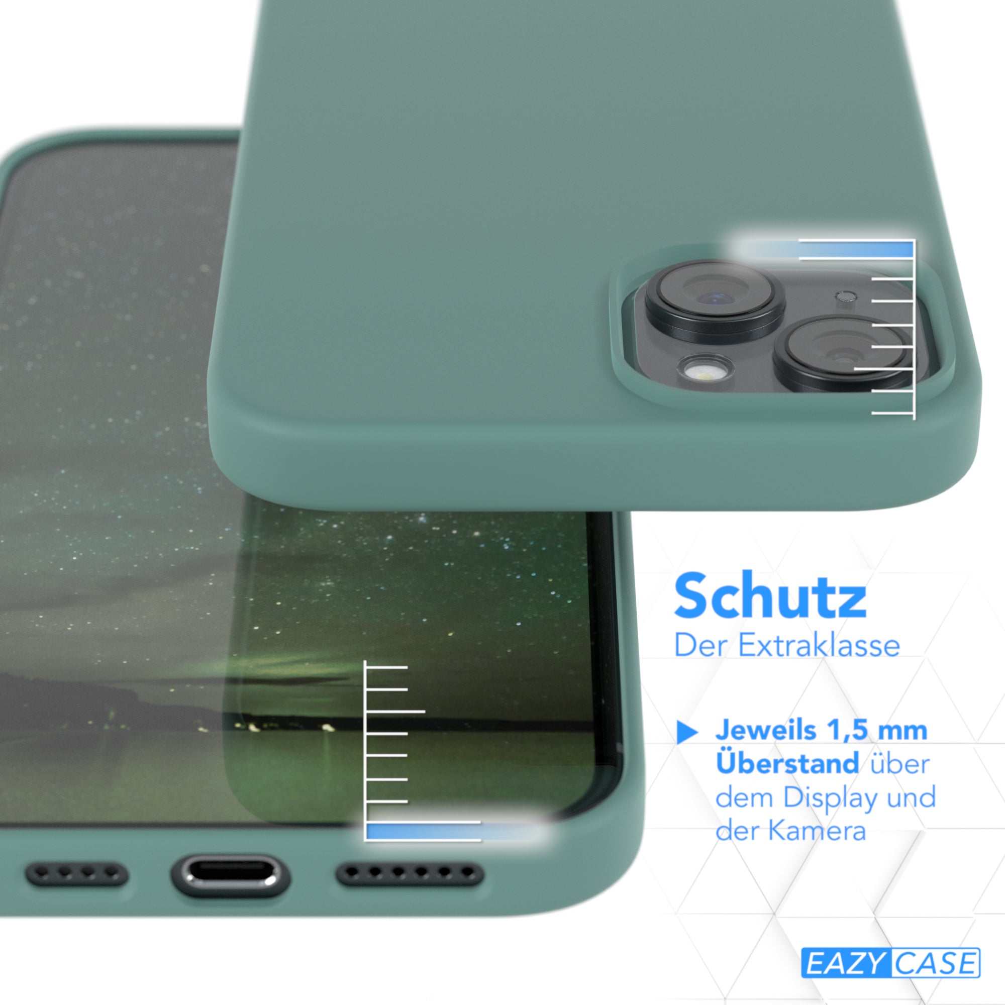 iPhone 15 Plus Silikonhülle mit MagSafe