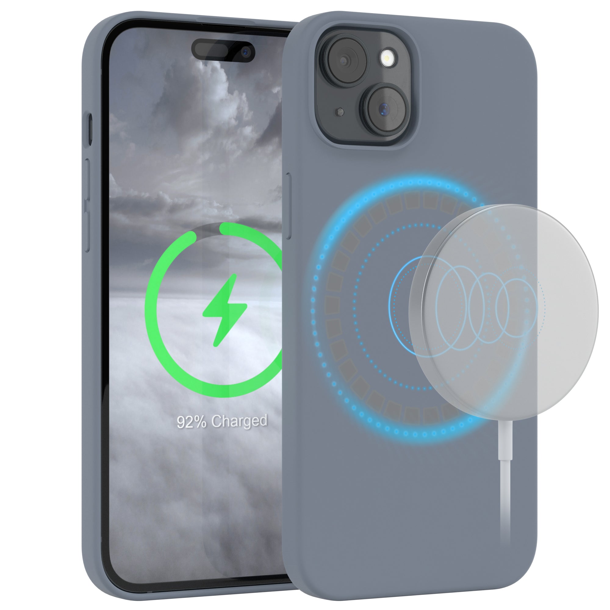 iPhone 15 Plus Silikonhülle mit MagSafe