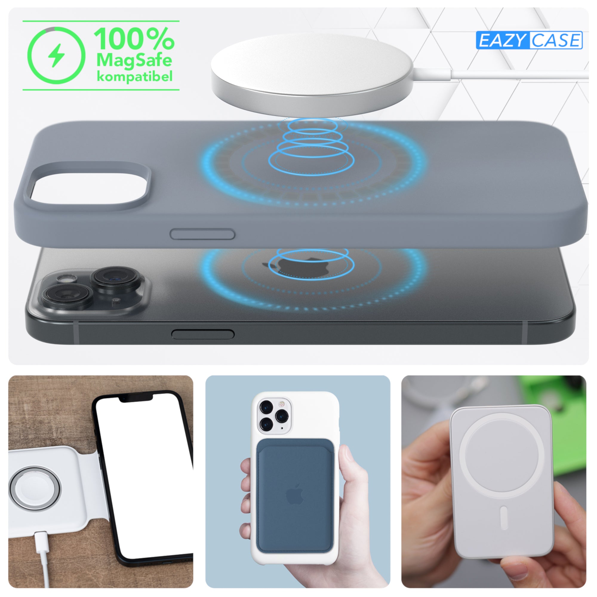 iPhone 15 Plus Silikonhülle mit MagSafe