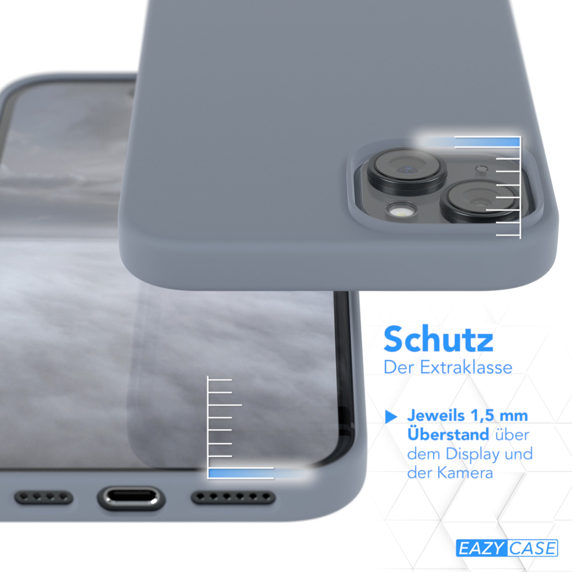 iPhone 15 Plus Silikonhülle mit MagSafe