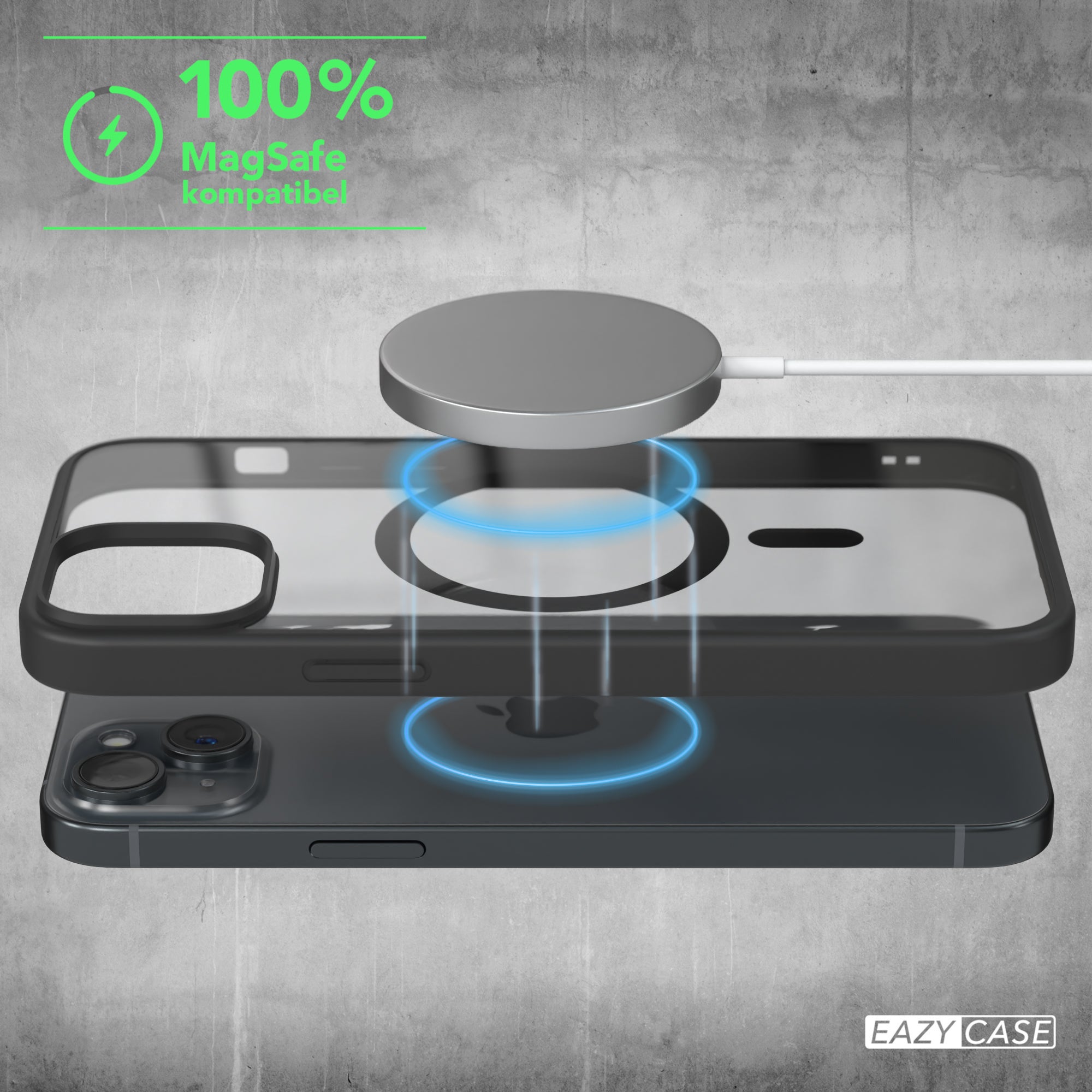 iPhone 15 Plus transparente Hülle mit MagSafe