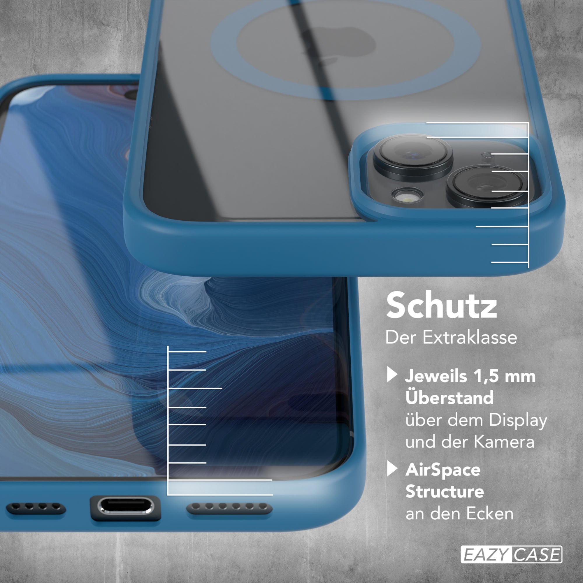 iPhone 15 Plus transparente Hülle mit MagSafe