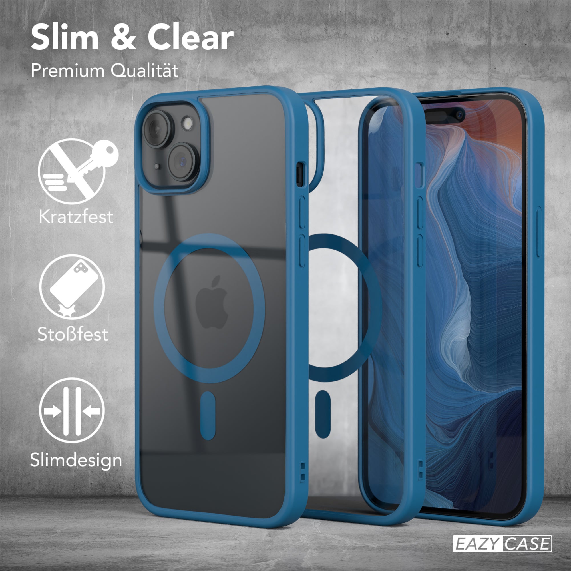 iPhone 15 Plus transparente Hülle mit MagSafe