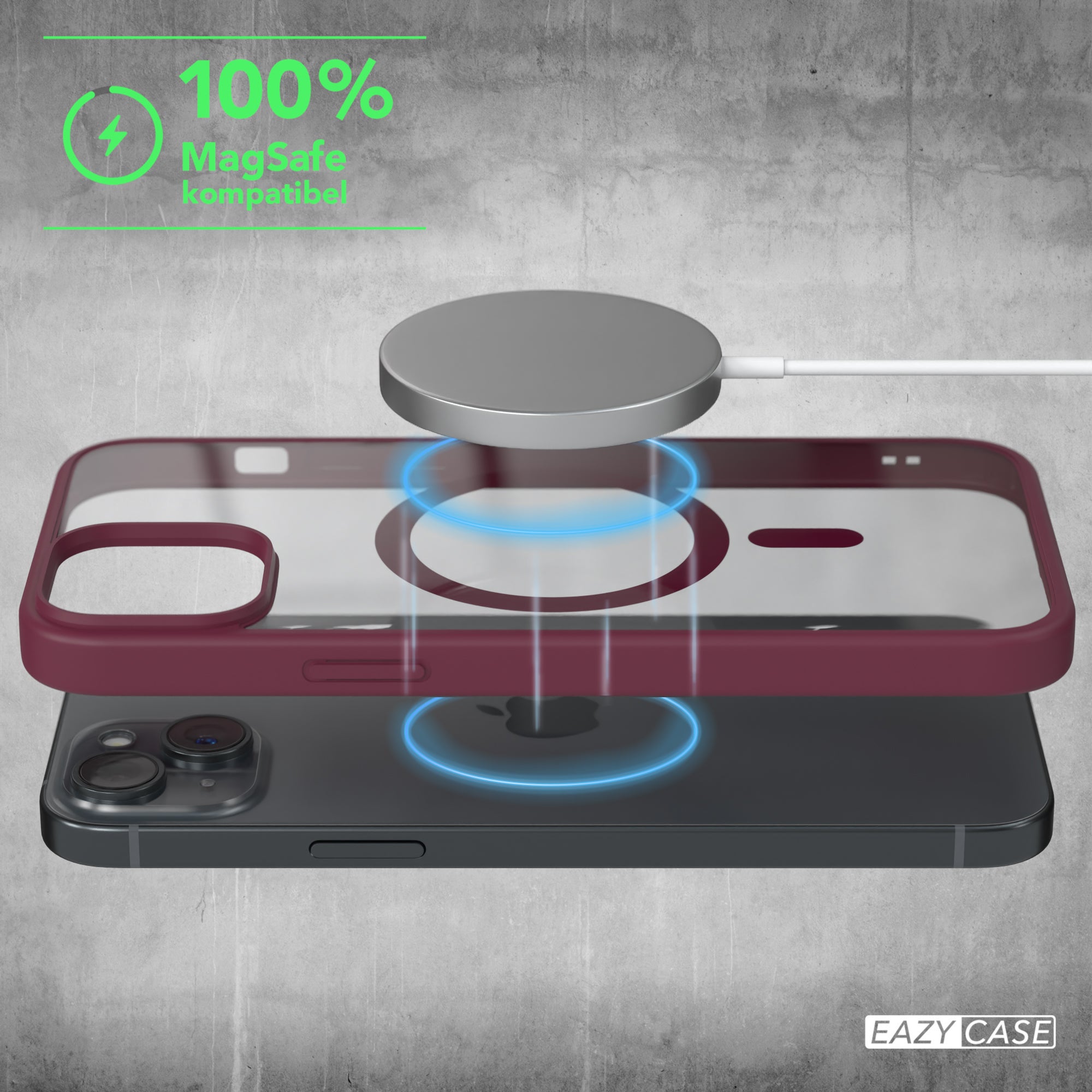 iPhone 15 Plus transparente Hülle mit MagSafe