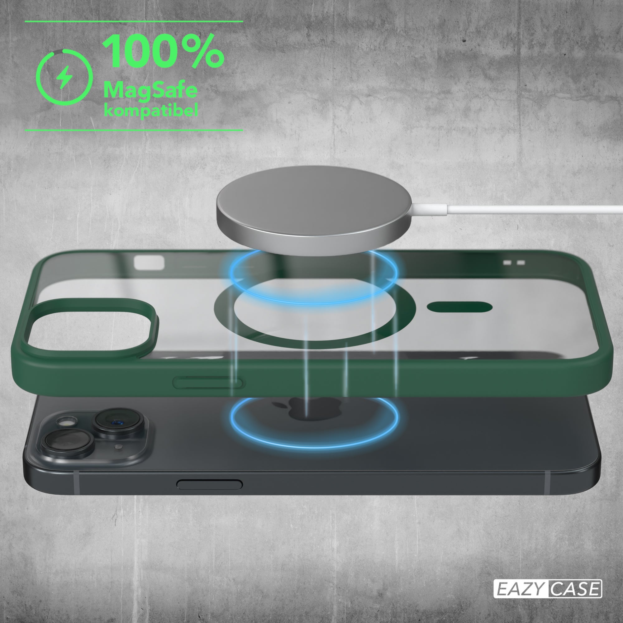iPhone 15 Plus transparente Hülle mit MagSafe