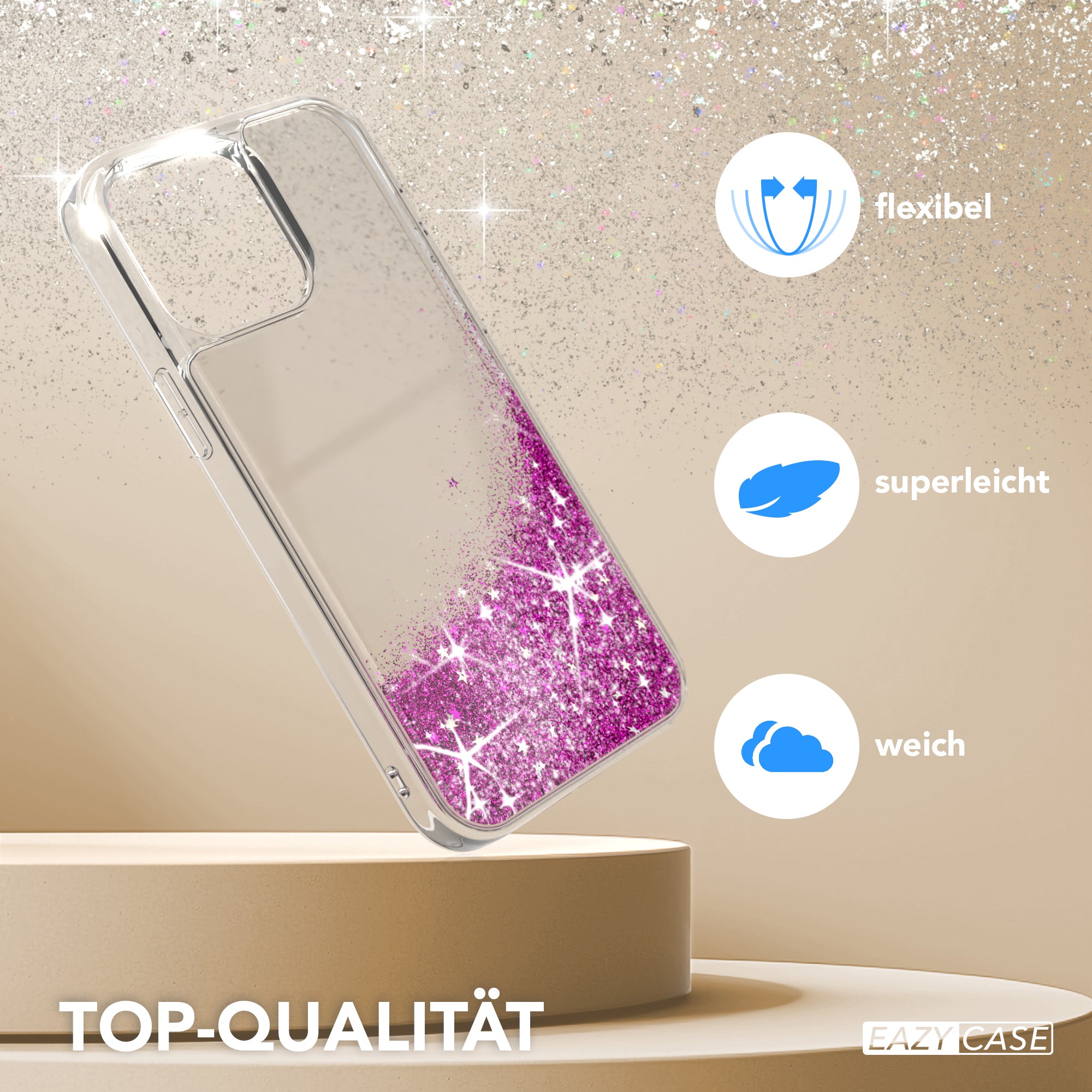iPhone 15 Pro Max Glitzerhülle