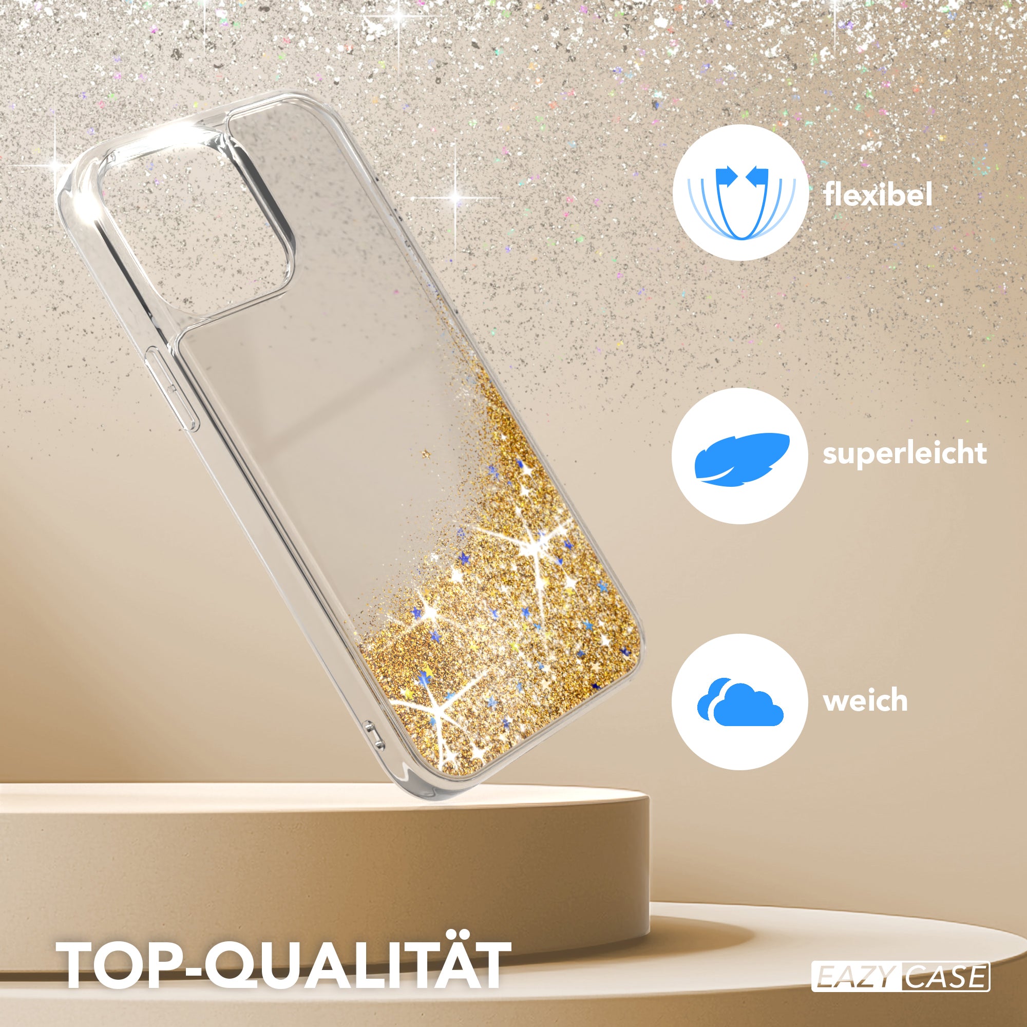 iPhone 15 Pro Max Glitzerhülle