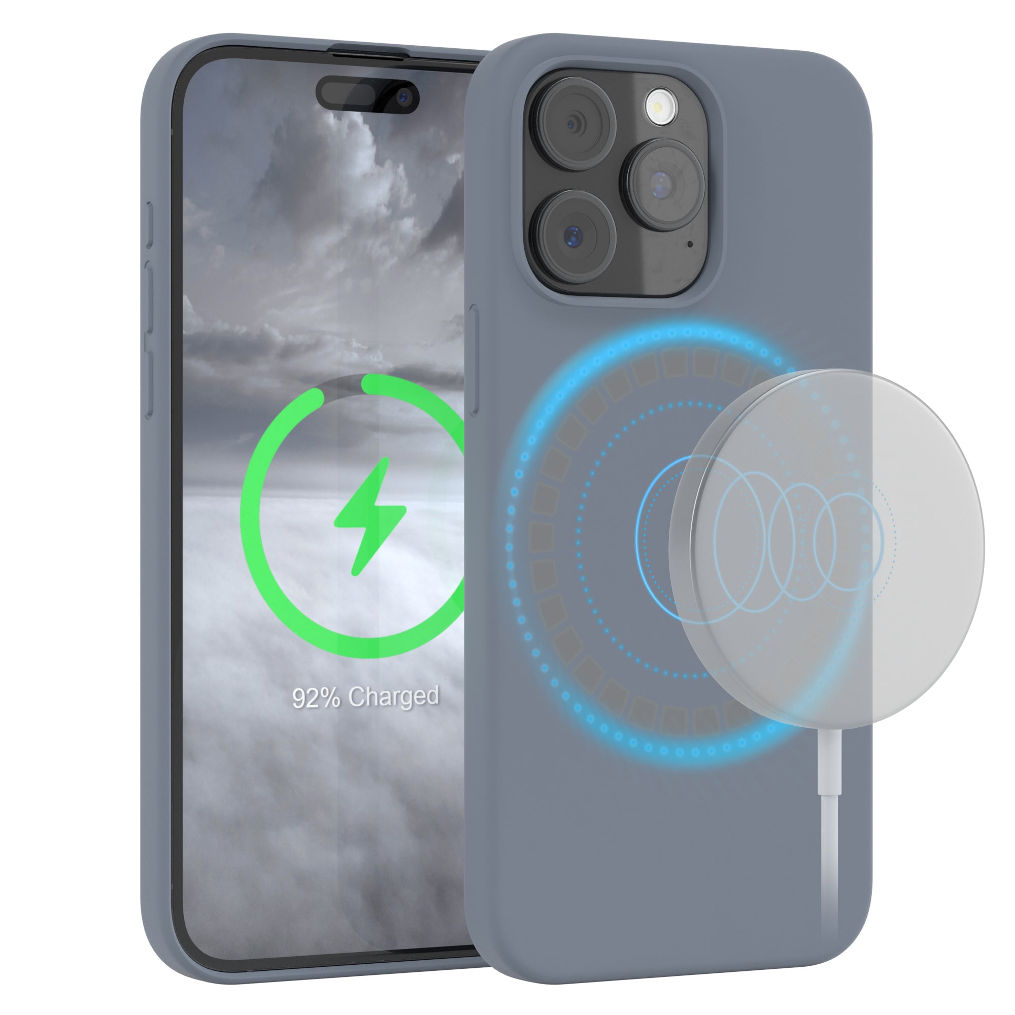 iPhone 15 Pro Max Silikonhülle mit MagSafe