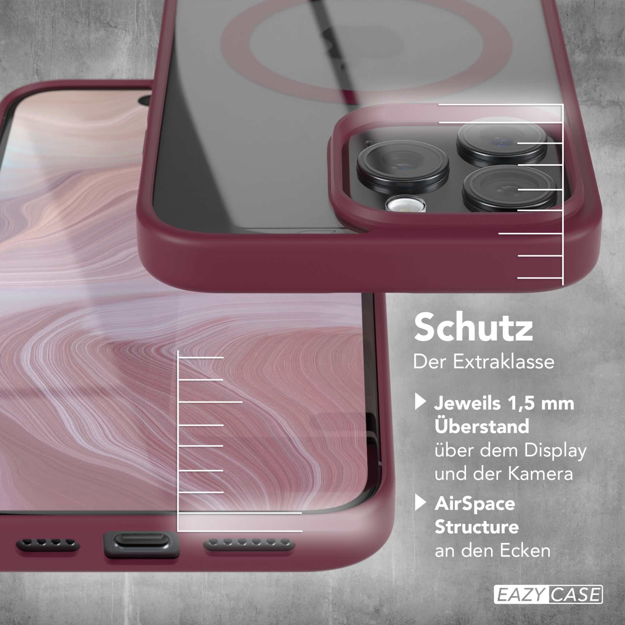 iPhone 15 Pro Max transparente Hülle mit MagSafe