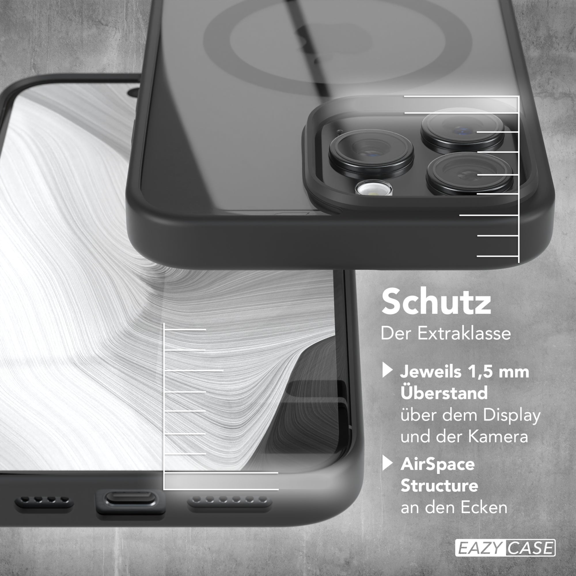 iPhone 15 Pro Max transparente Hülle mit MagSafe