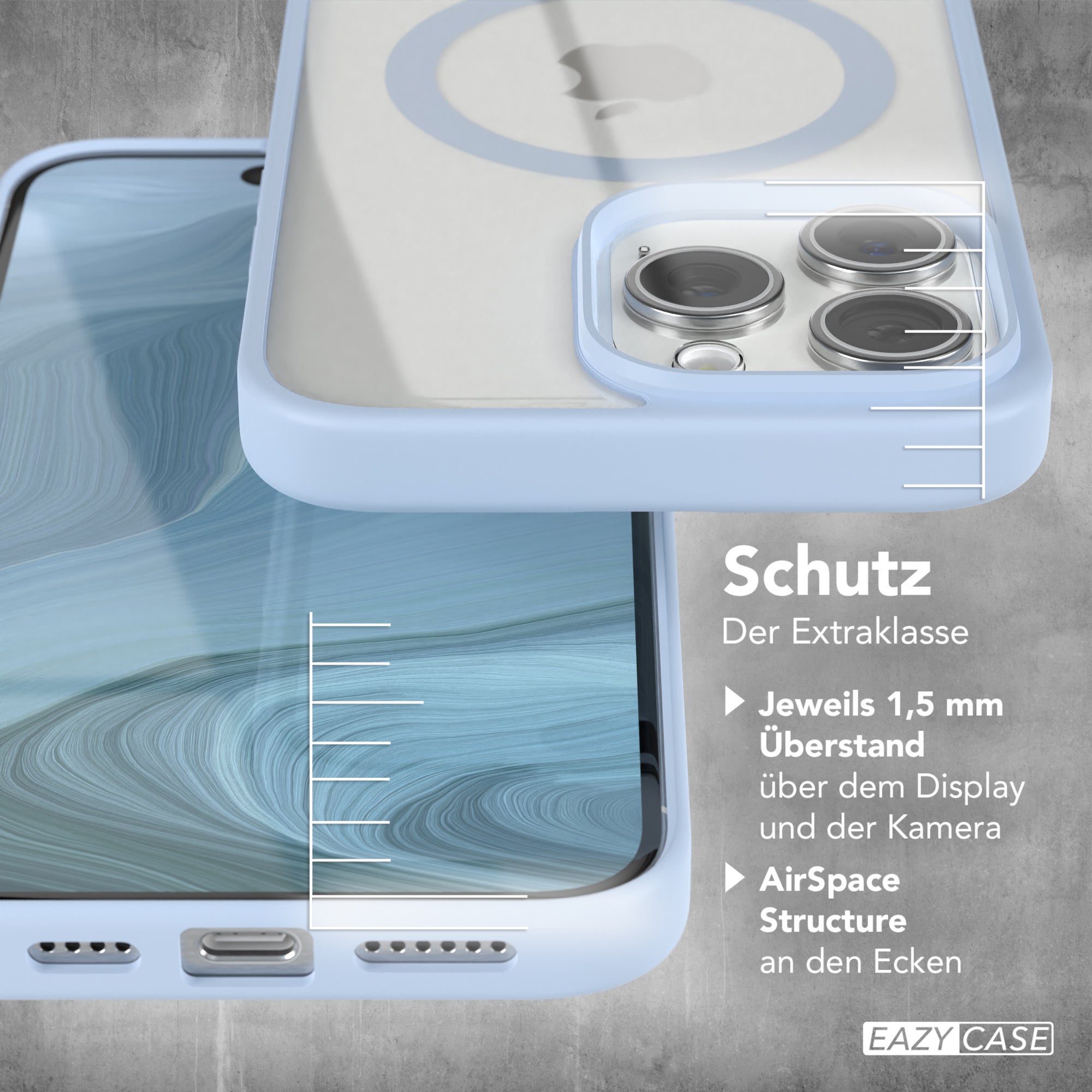 iPhone 15 Pro Max transparente Hülle mit MagSafe