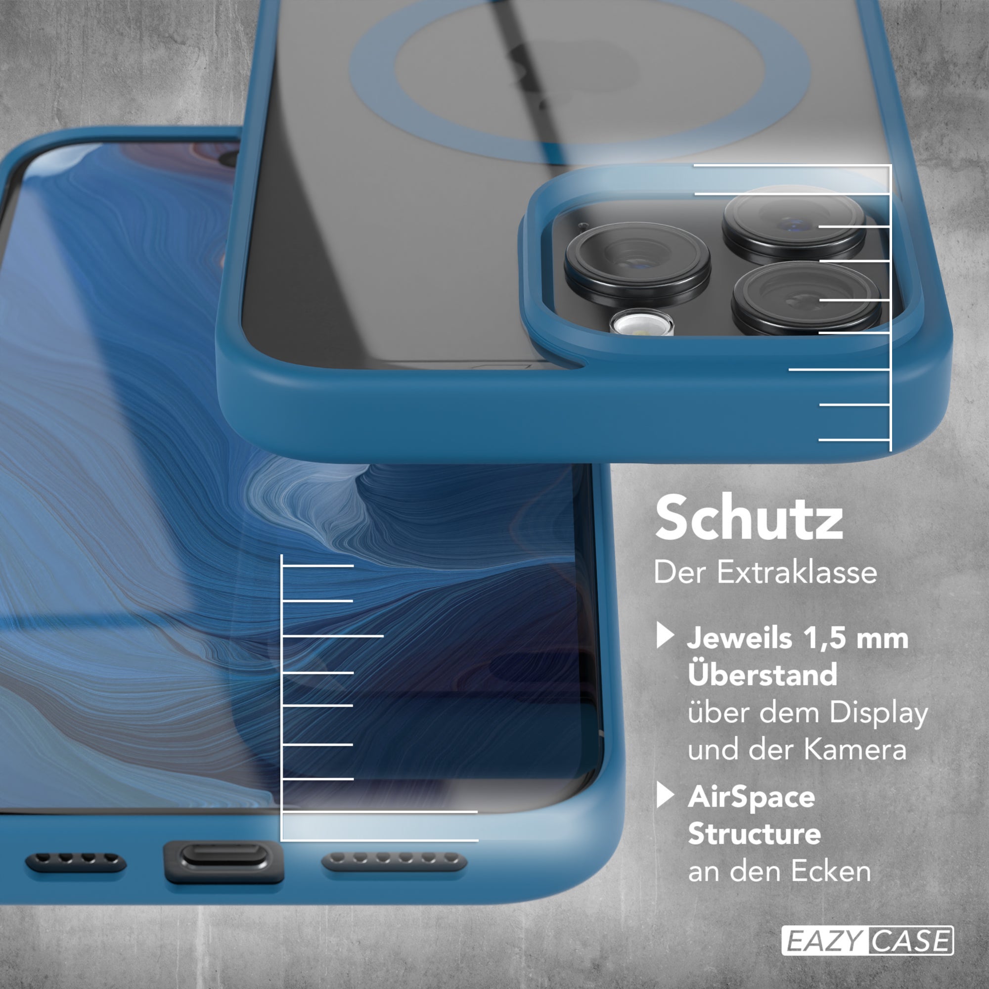 iPhone 15 Pro Max transparente Hülle mit MagSafe