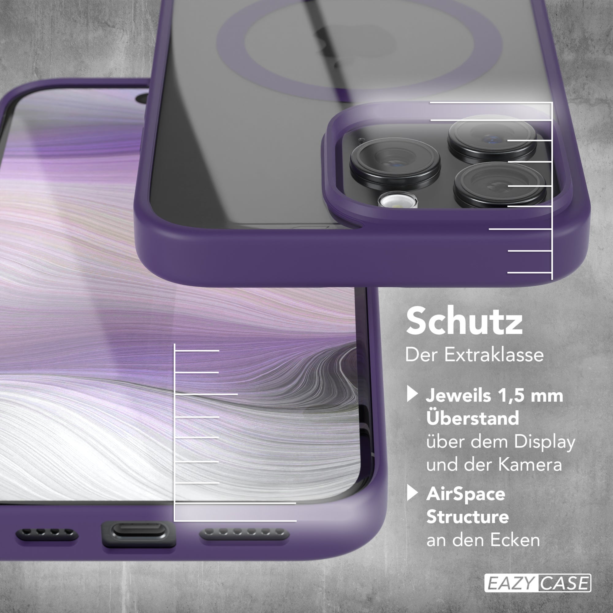 iPhone 15 Pro Max transparente Hülle mit MagSafe