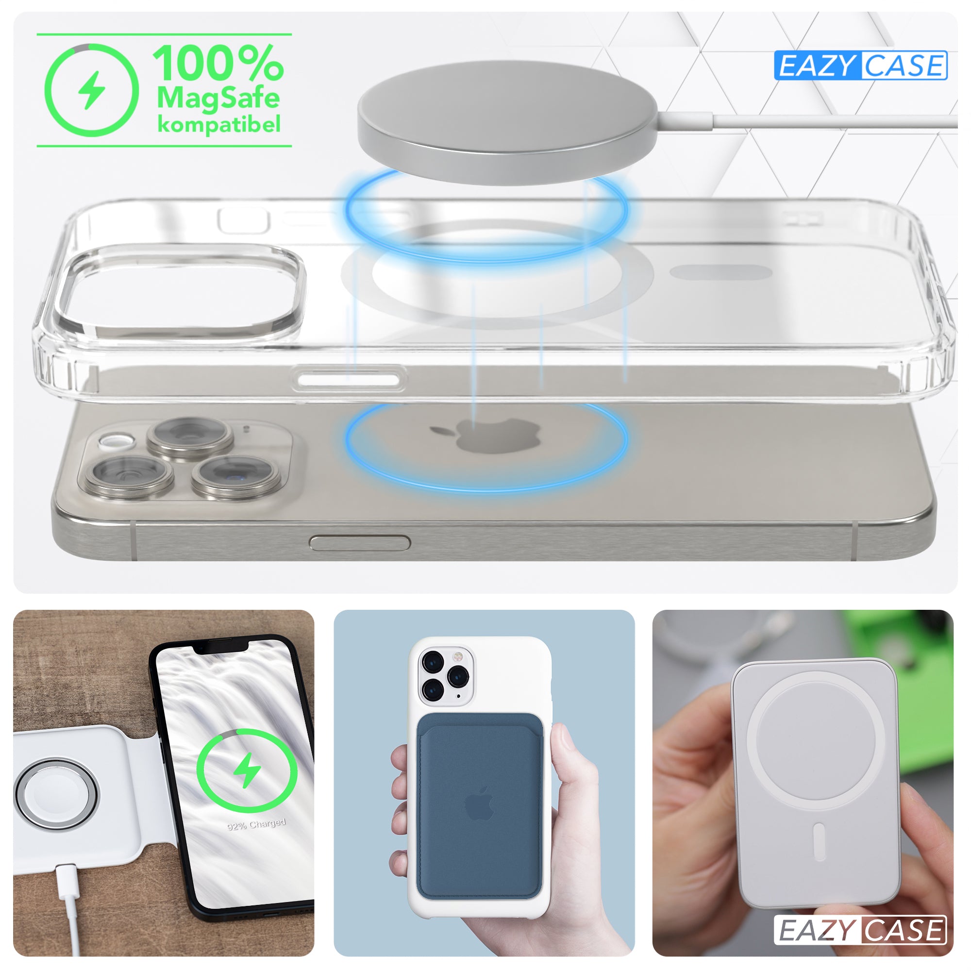 iPhone 15 Pro Max transparente Hülle mit MagSafe