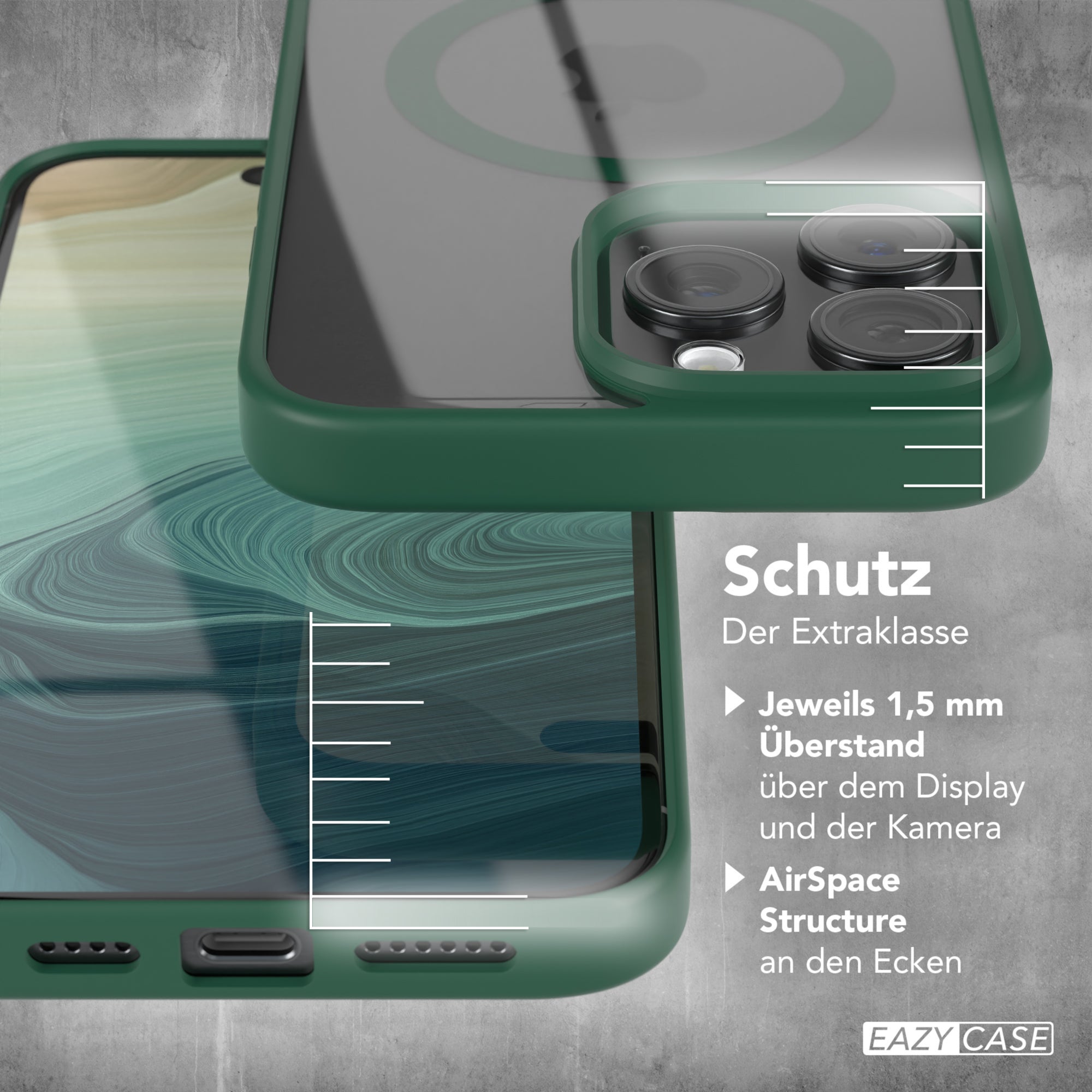 iPhone 15 Pro Max transparente Hülle mit MagSafe