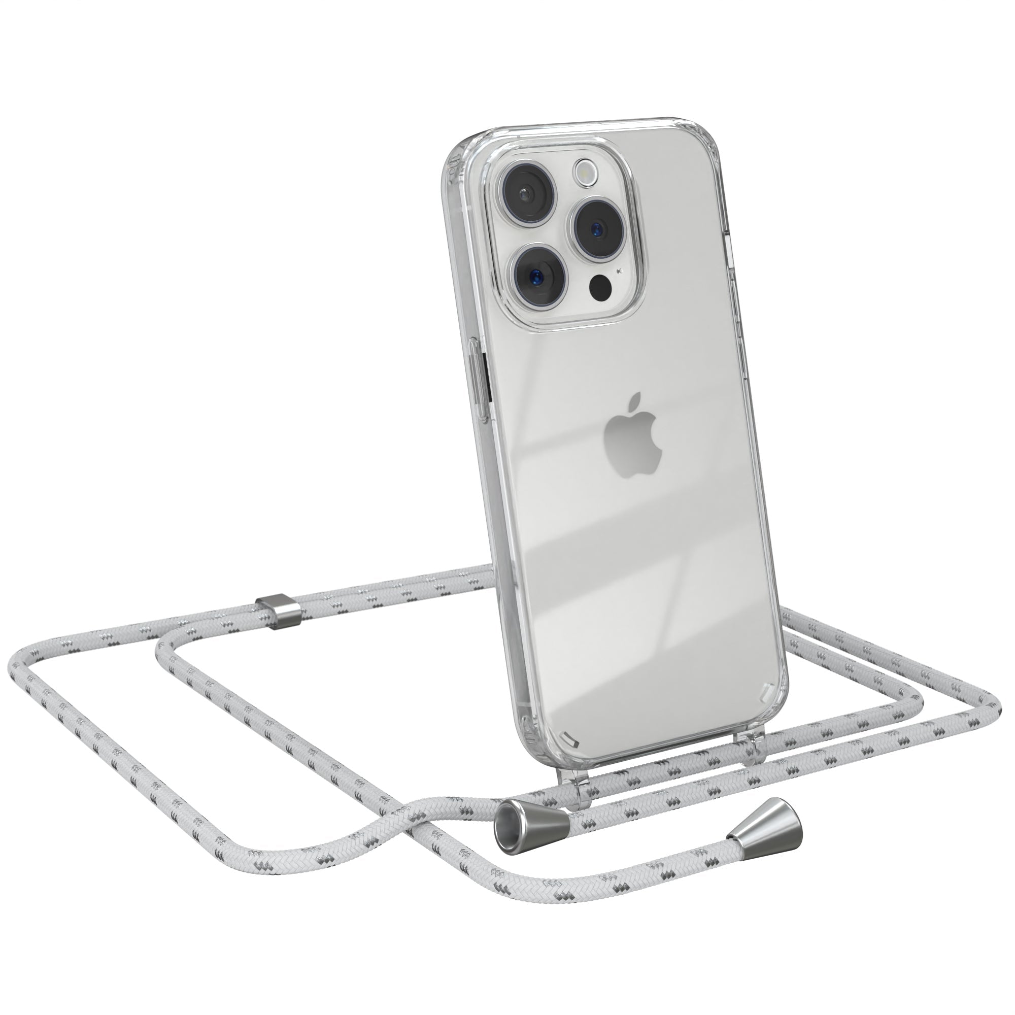 iPhone 15 Pro transparente Hülle + Kordel