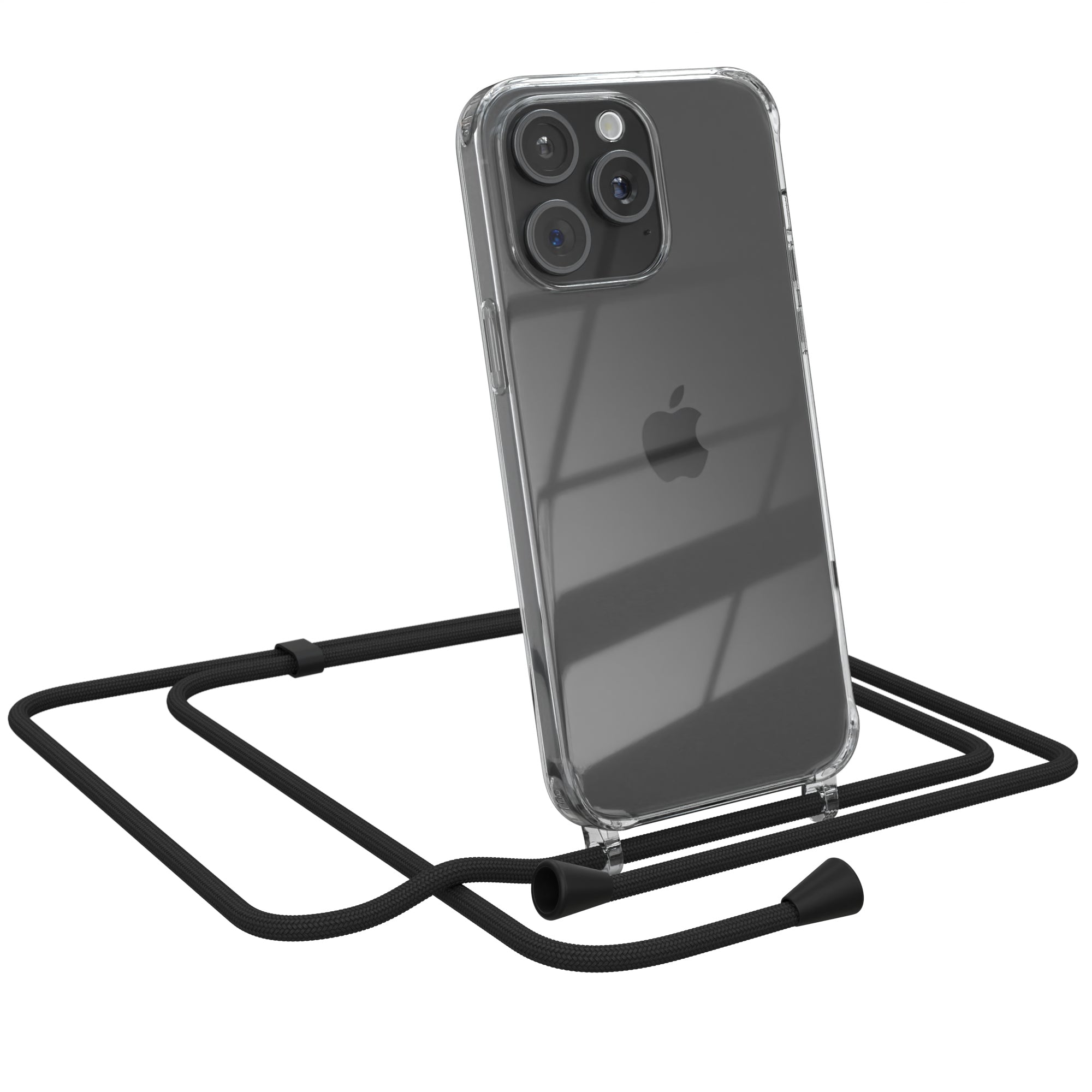 iPhone 15 Pro Max transparente Hülle + Kordel