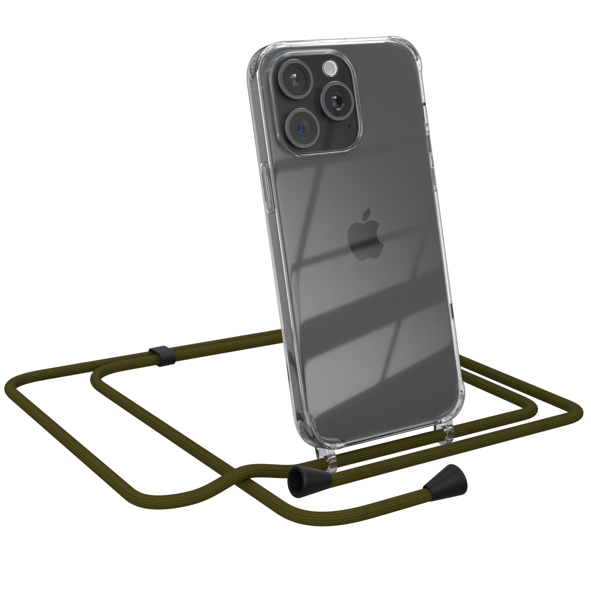 iPhone 15 Pro Max transparente Hülle + Kordel