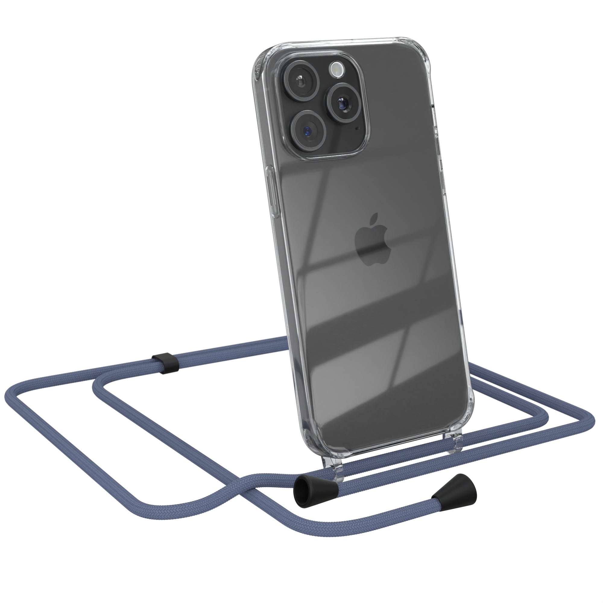 iPhone 15 Pro Max transparente Hülle + Kordel