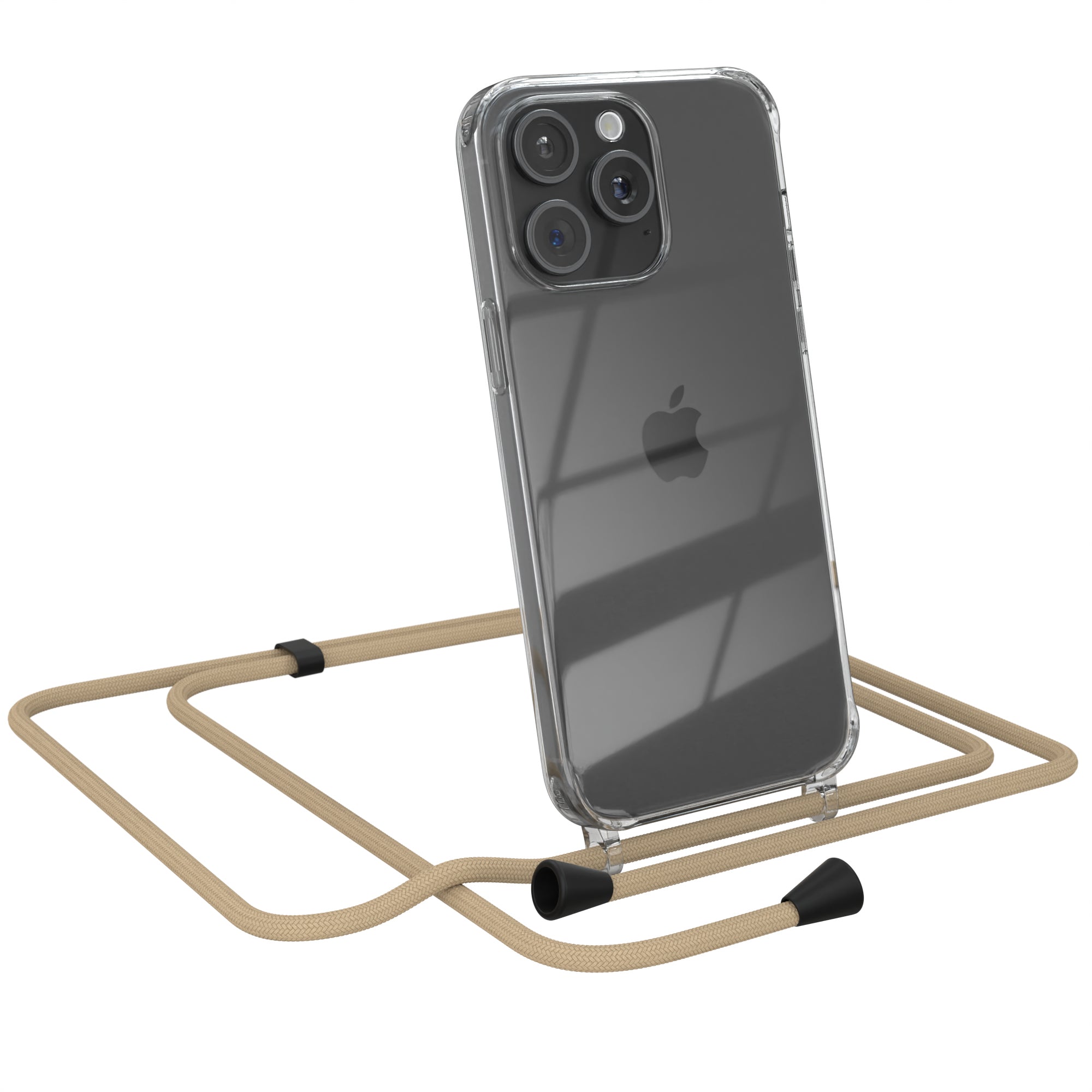 iPhone 15 Pro Max transparente Hülle + Kordel