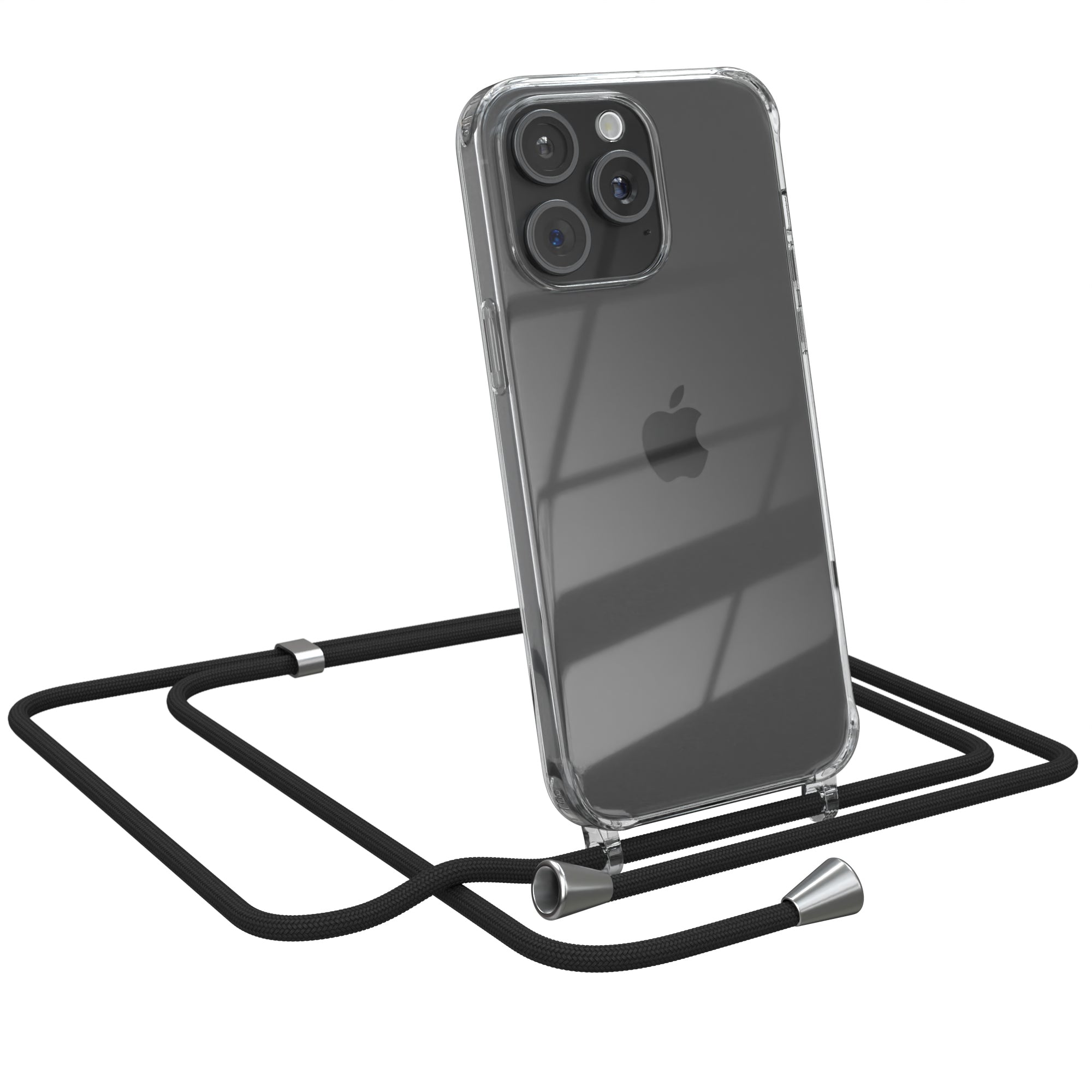 iPhone 15 Pro Max transparente Hülle + Kordel