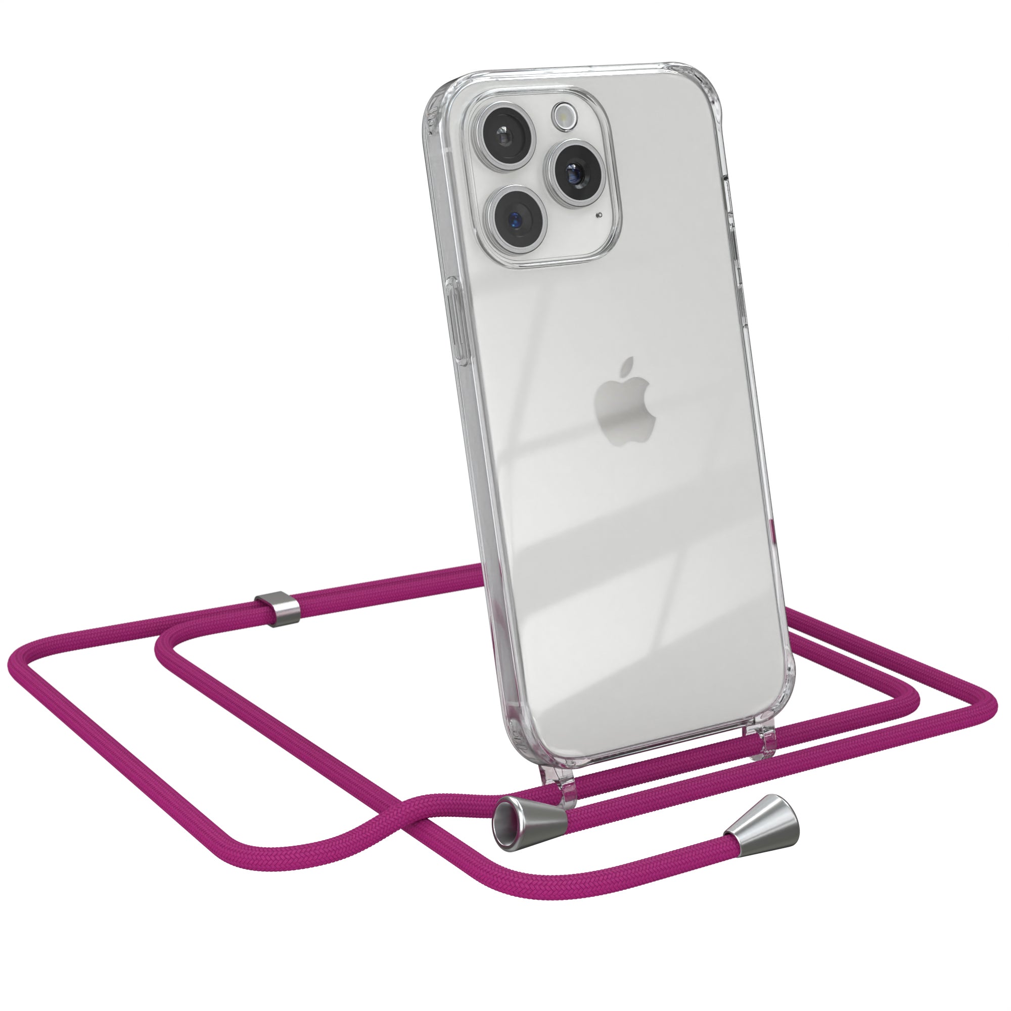 iPhone 15 Pro Max transparente Hülle + Kordel
