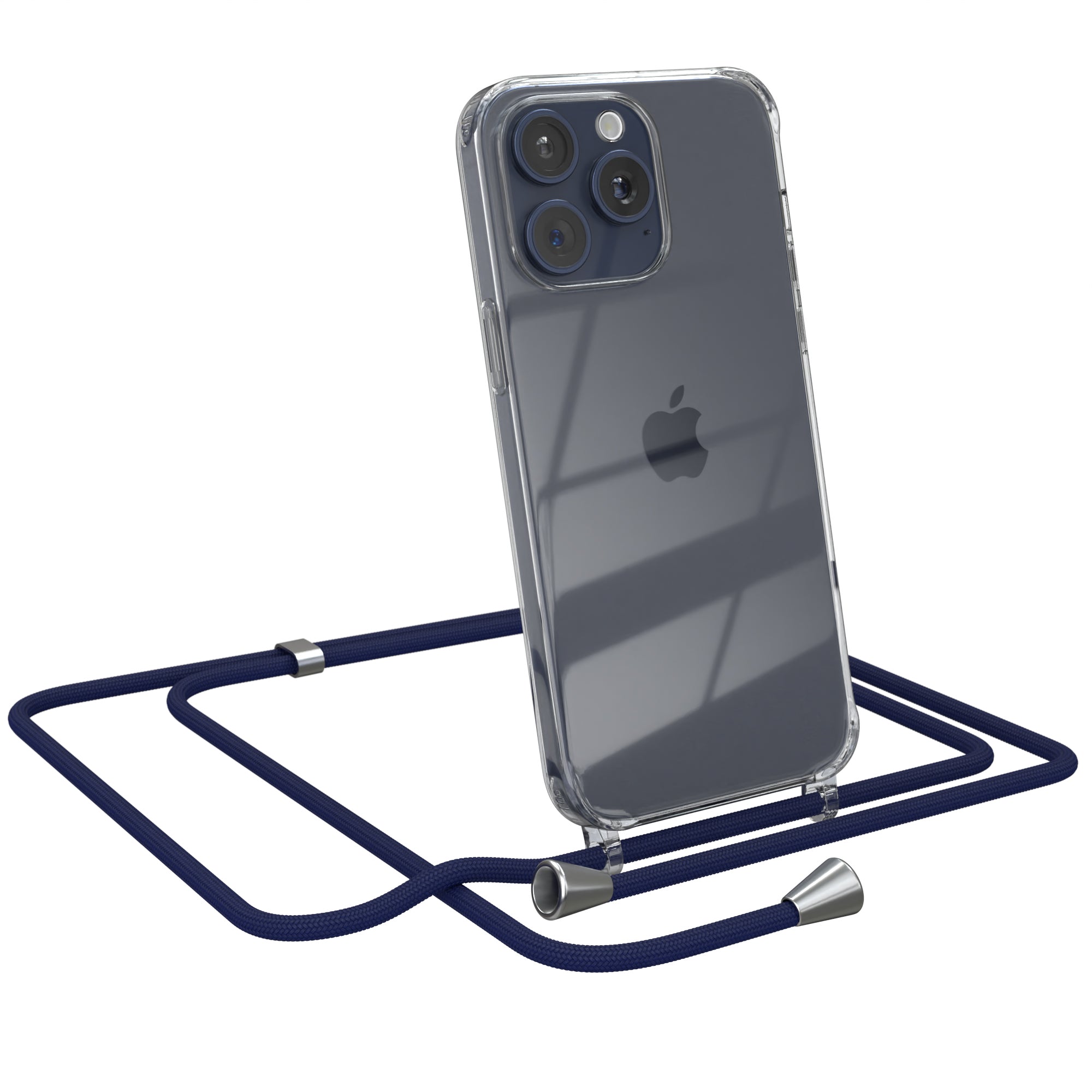 iPhone 15 Pro Max transparente Hülle + Kordel