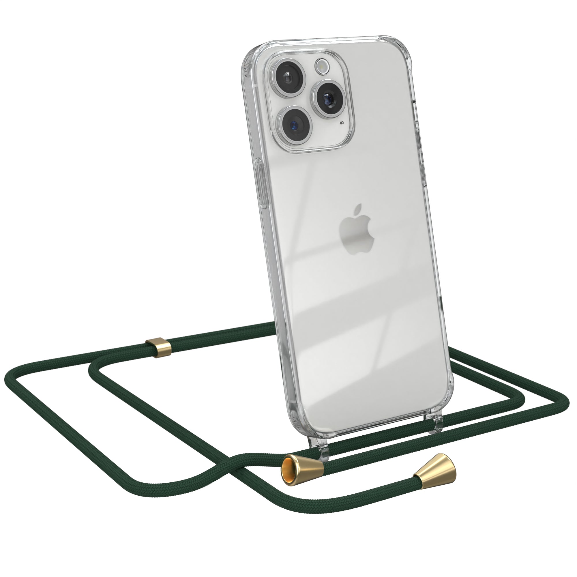 iPhone 15 Pro Max transparente Hülle + Kordel