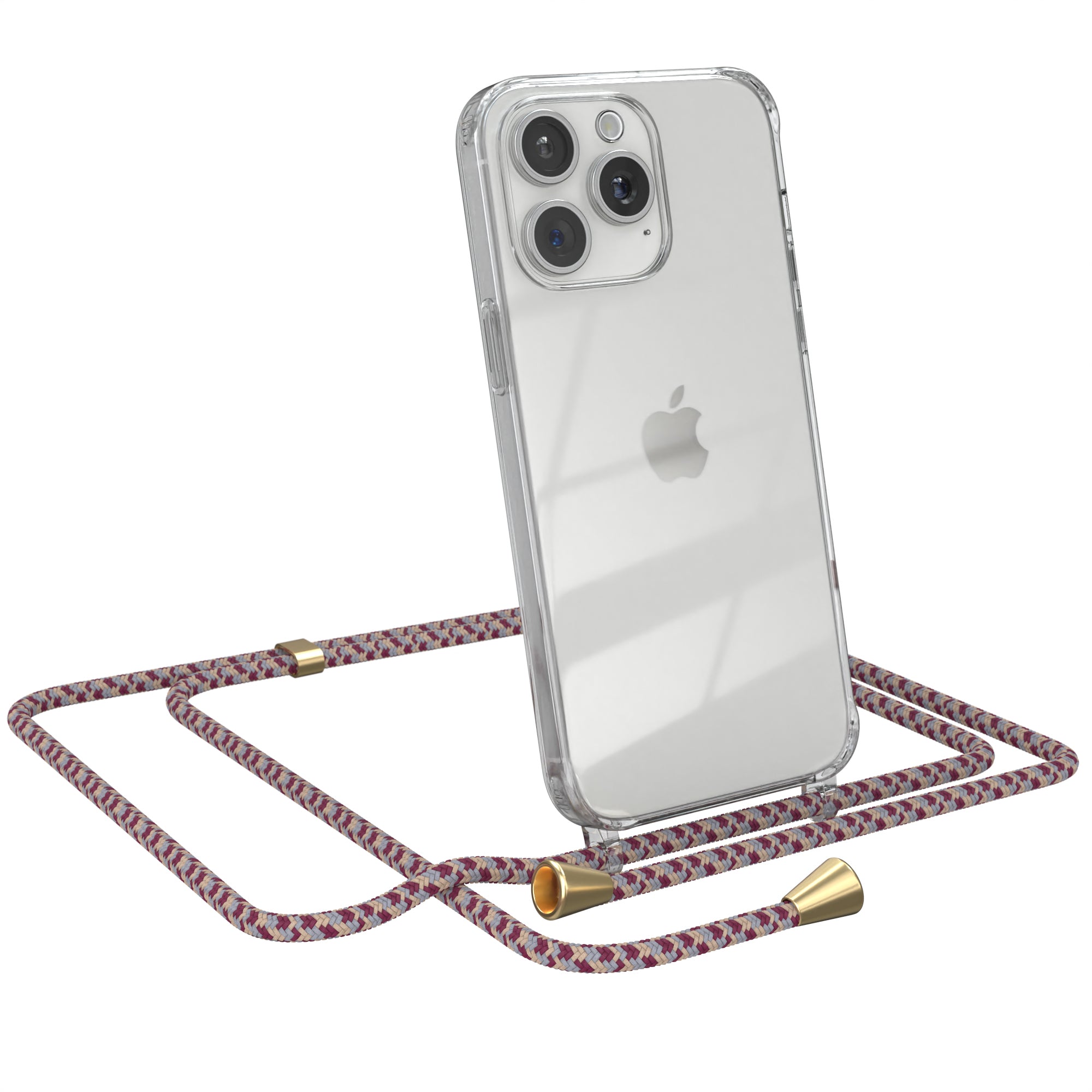 iPhone 15 Pro Max transparente Hülle + Kordel
