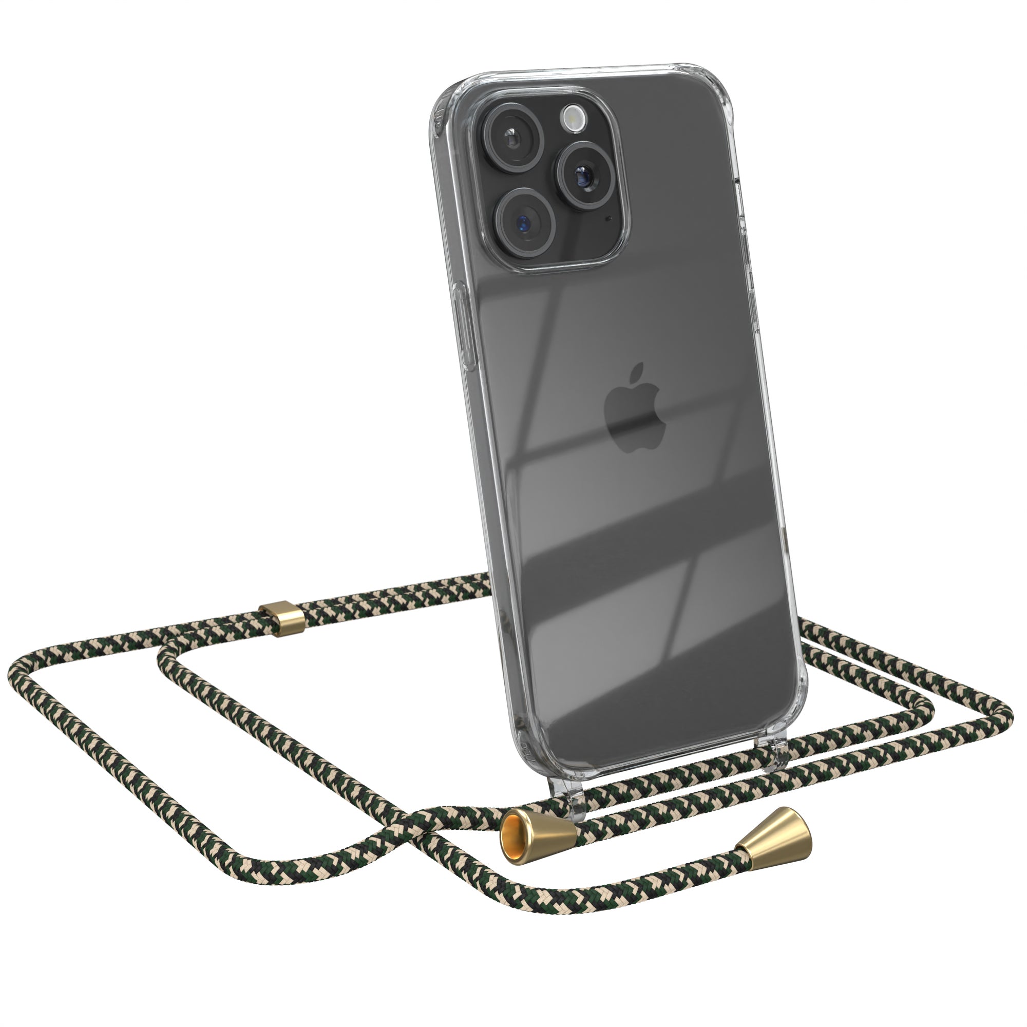 iPhone 15 Pro Max transparente Hülle + Kordel