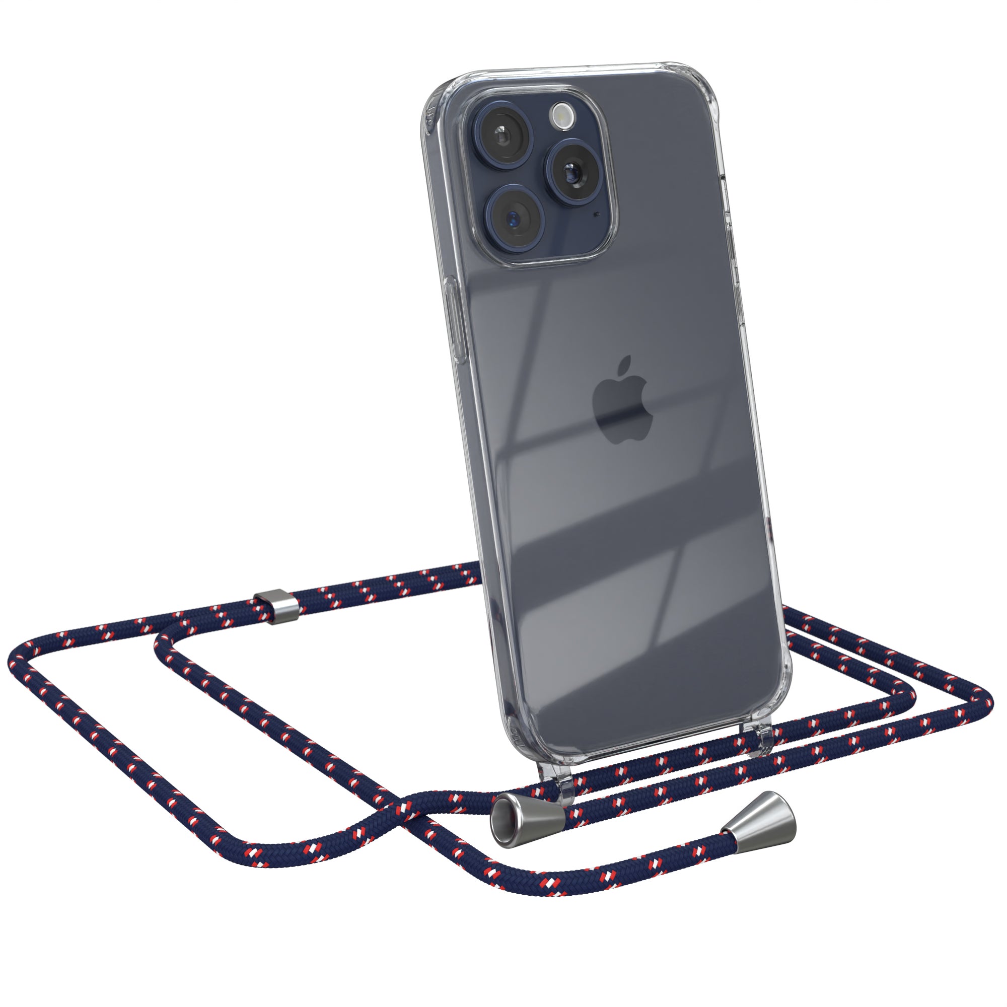 iPhone 15 Pro Max transparente Hülle + Kordel