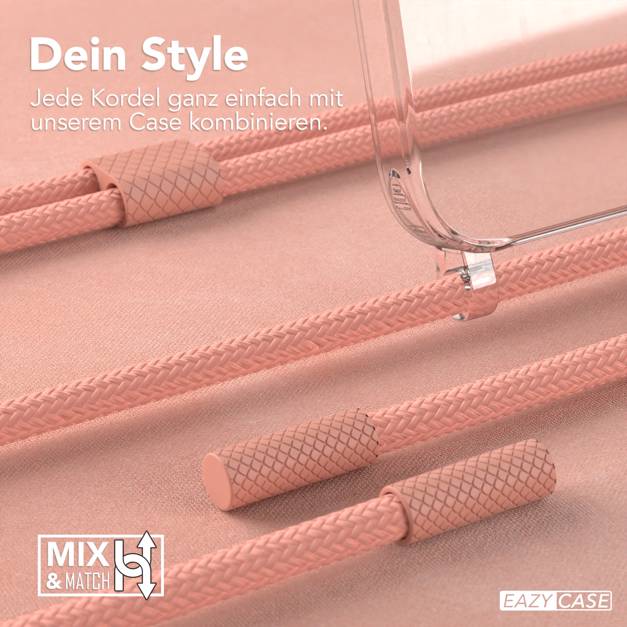 iPhone 15 Hülle + Uni Kordel