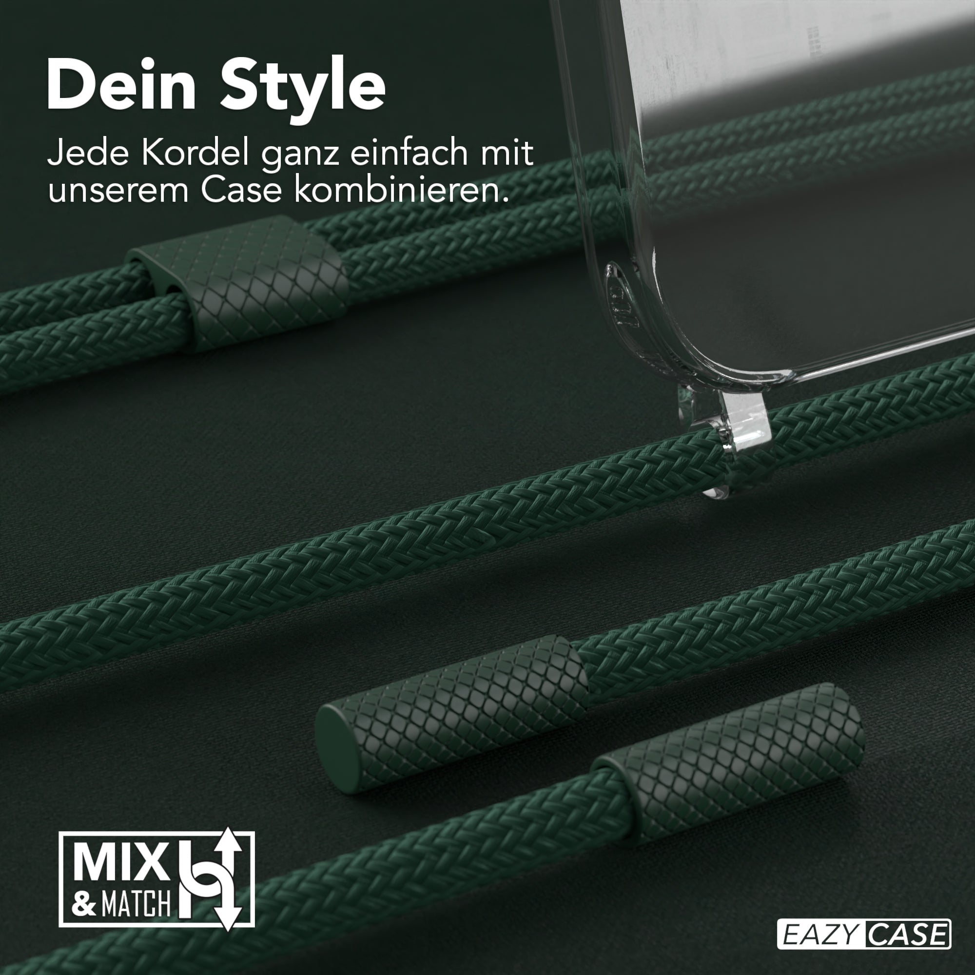 iPhone 15 Hülle + Uni Kordel