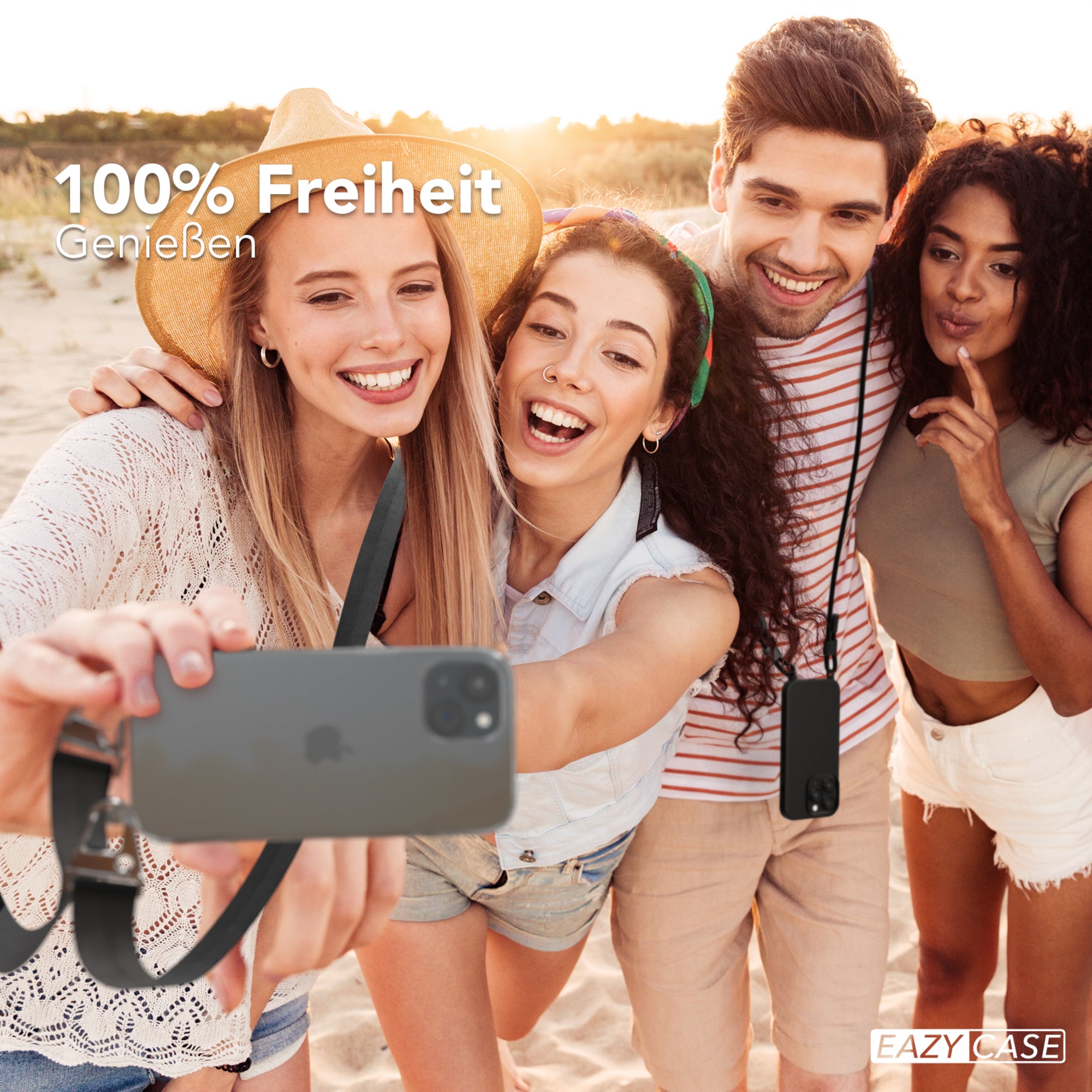 iPhone 15 Hülle + breites Band