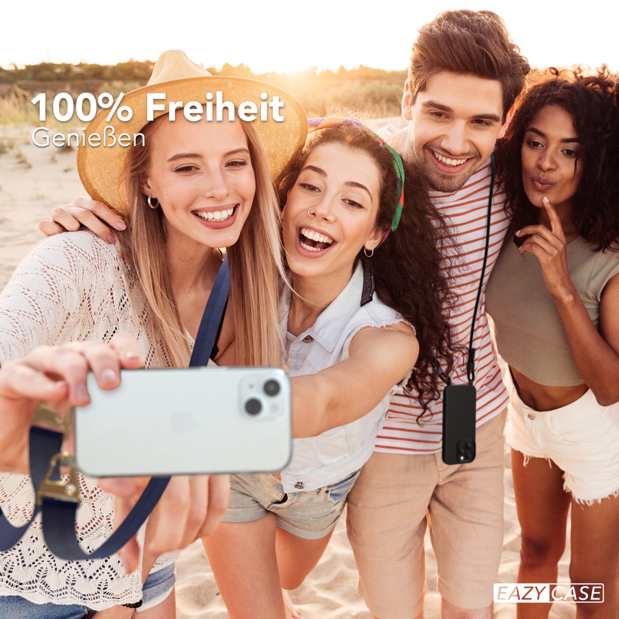 iPhone 15 Hülle + breites Band