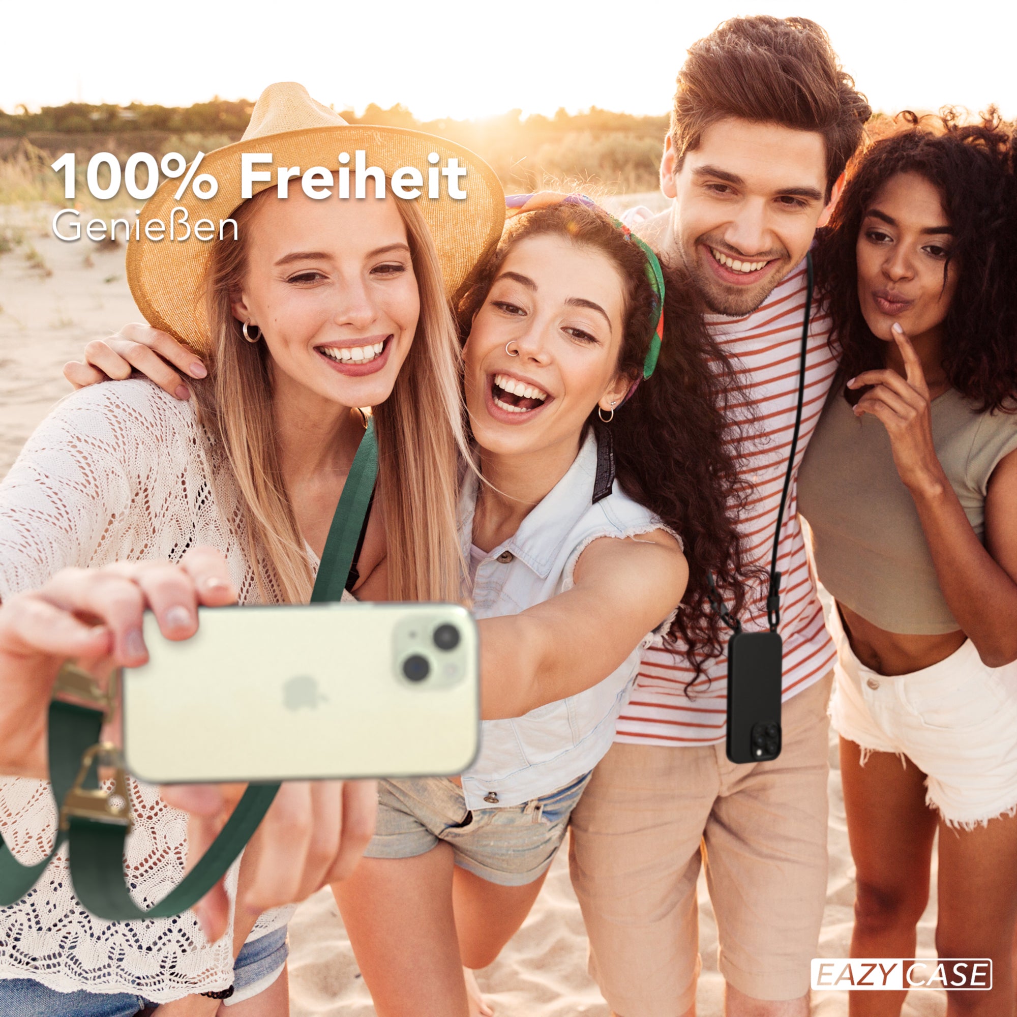 iPhone 15 Hülle + breites Band