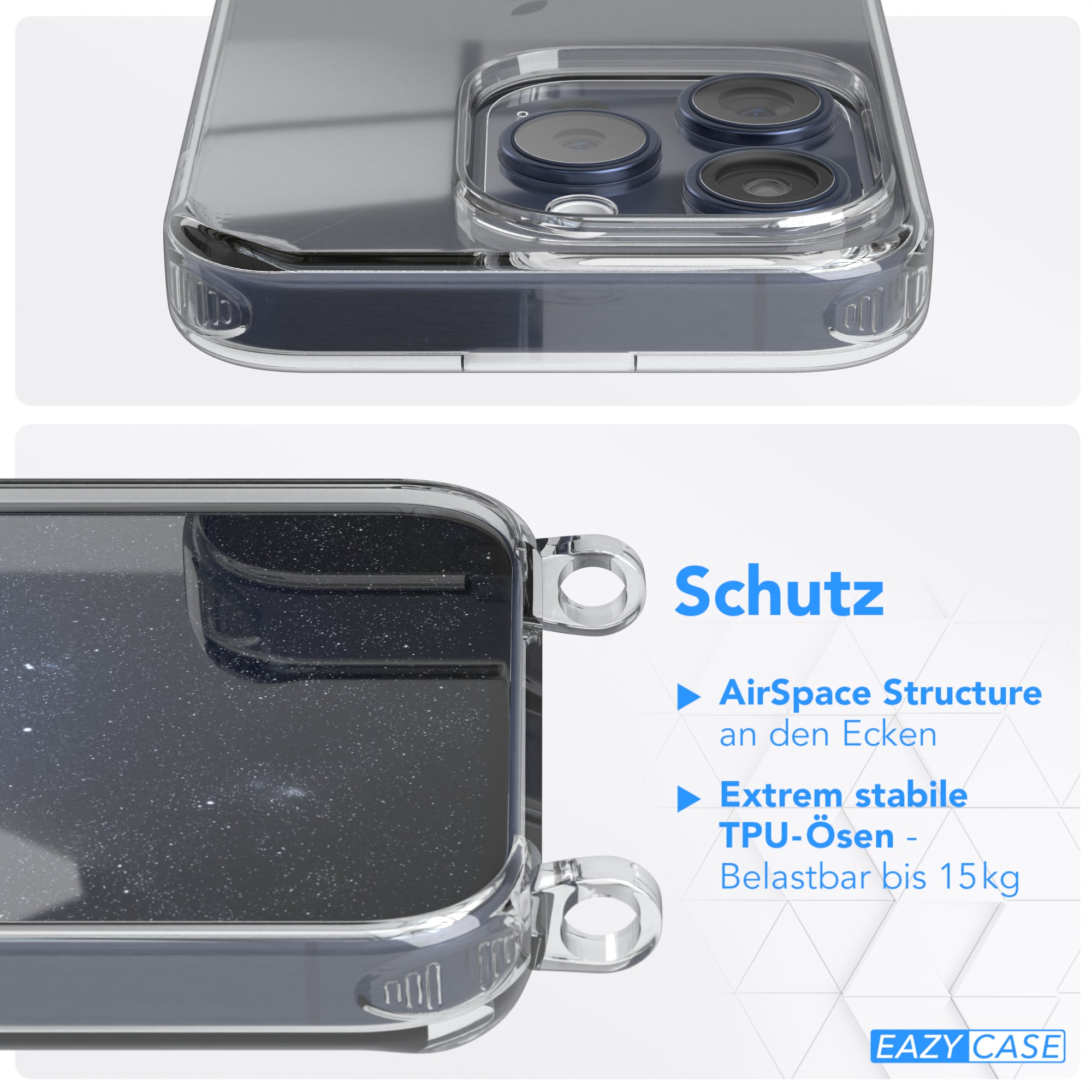 iPhone 15 Pro Hülle + breites Band