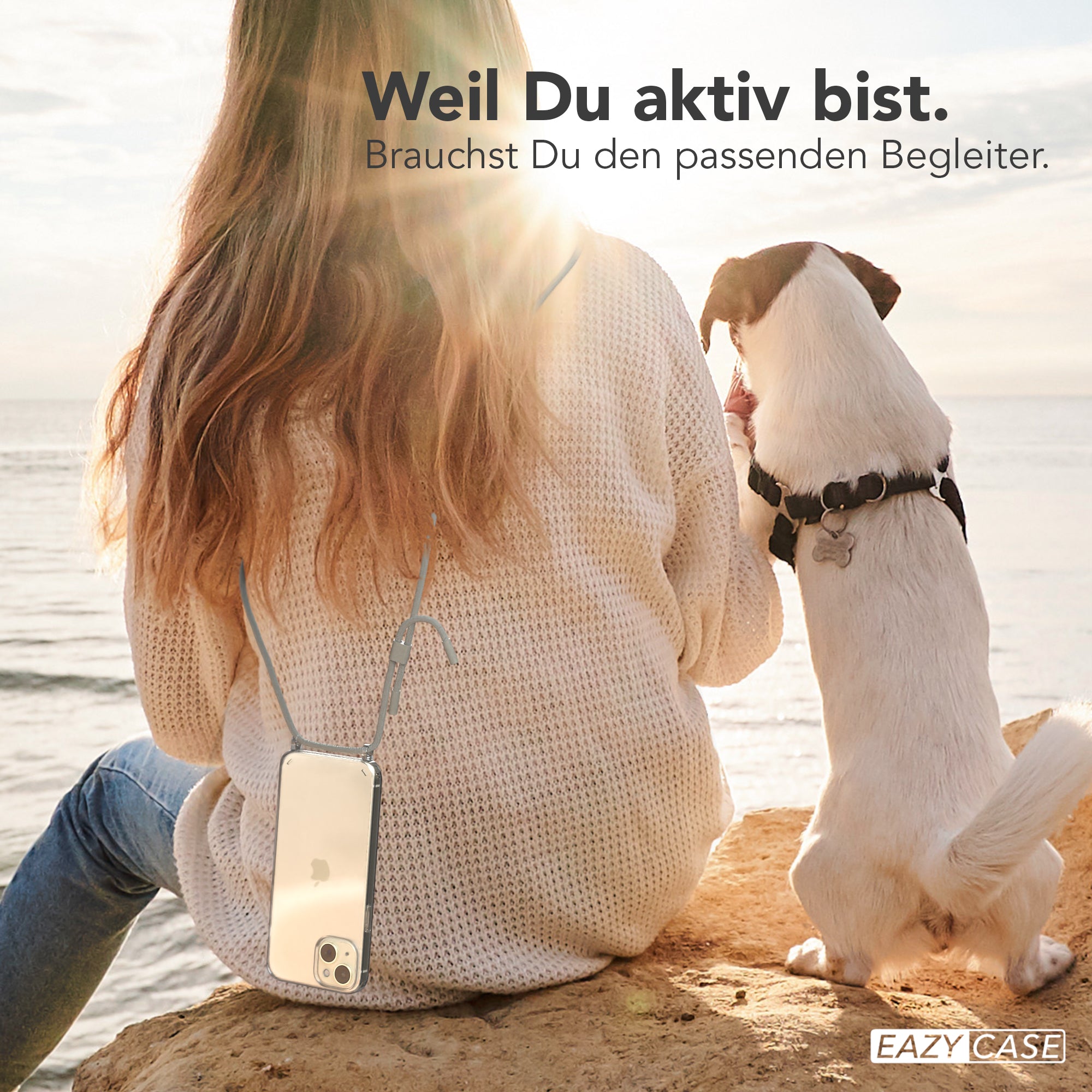 iPhone 15 Plus Hülle + Uni Kordel