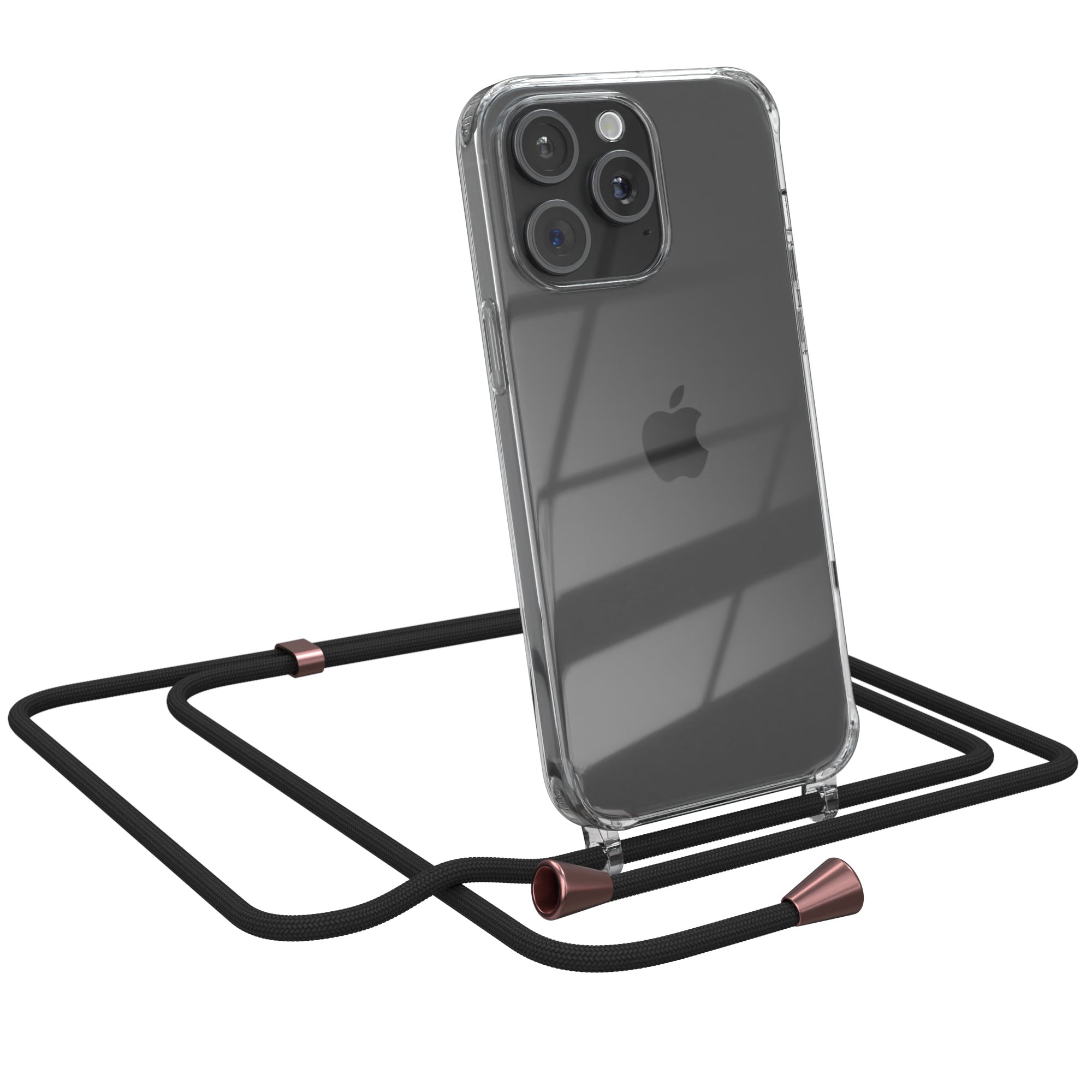 iPhone 15 Pro Max transparente Hülle + Kordel
