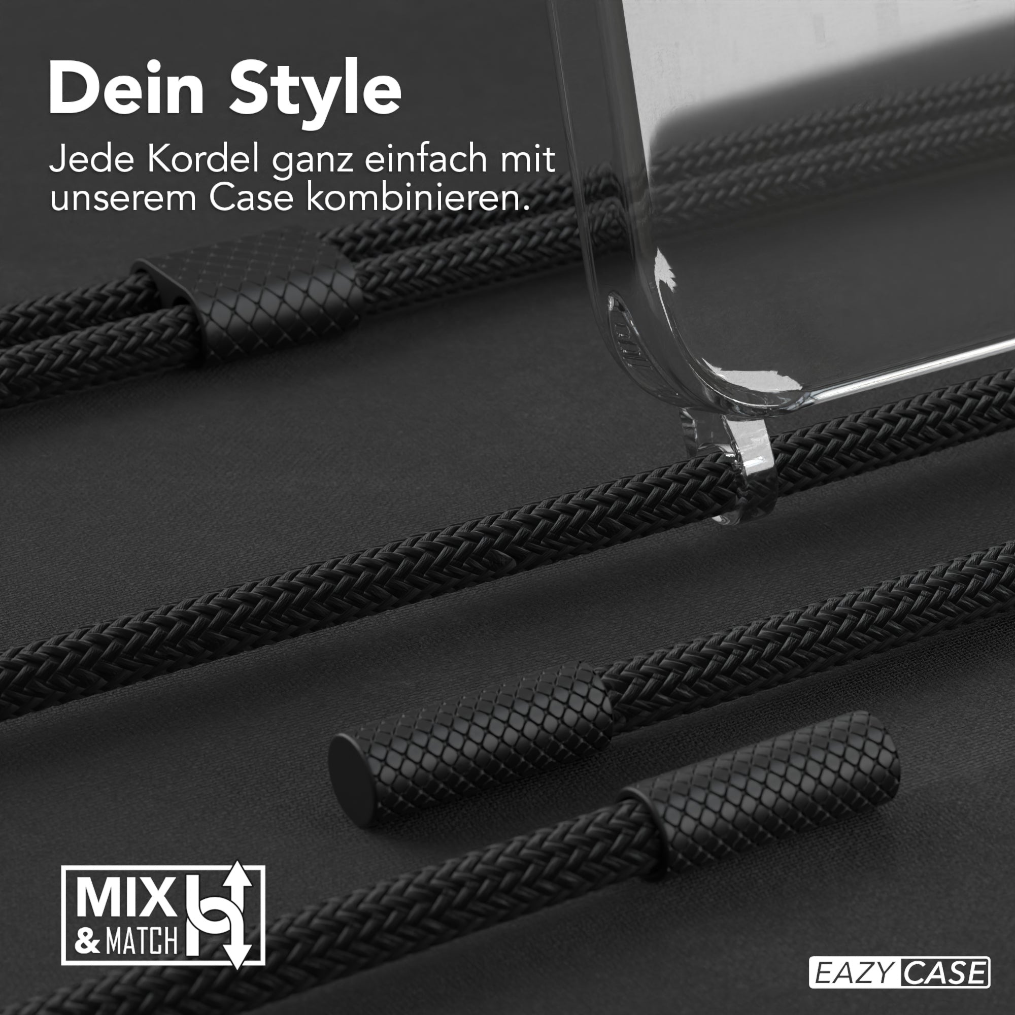 iPhone 15 Pro Max Hülle + Uni Kordel